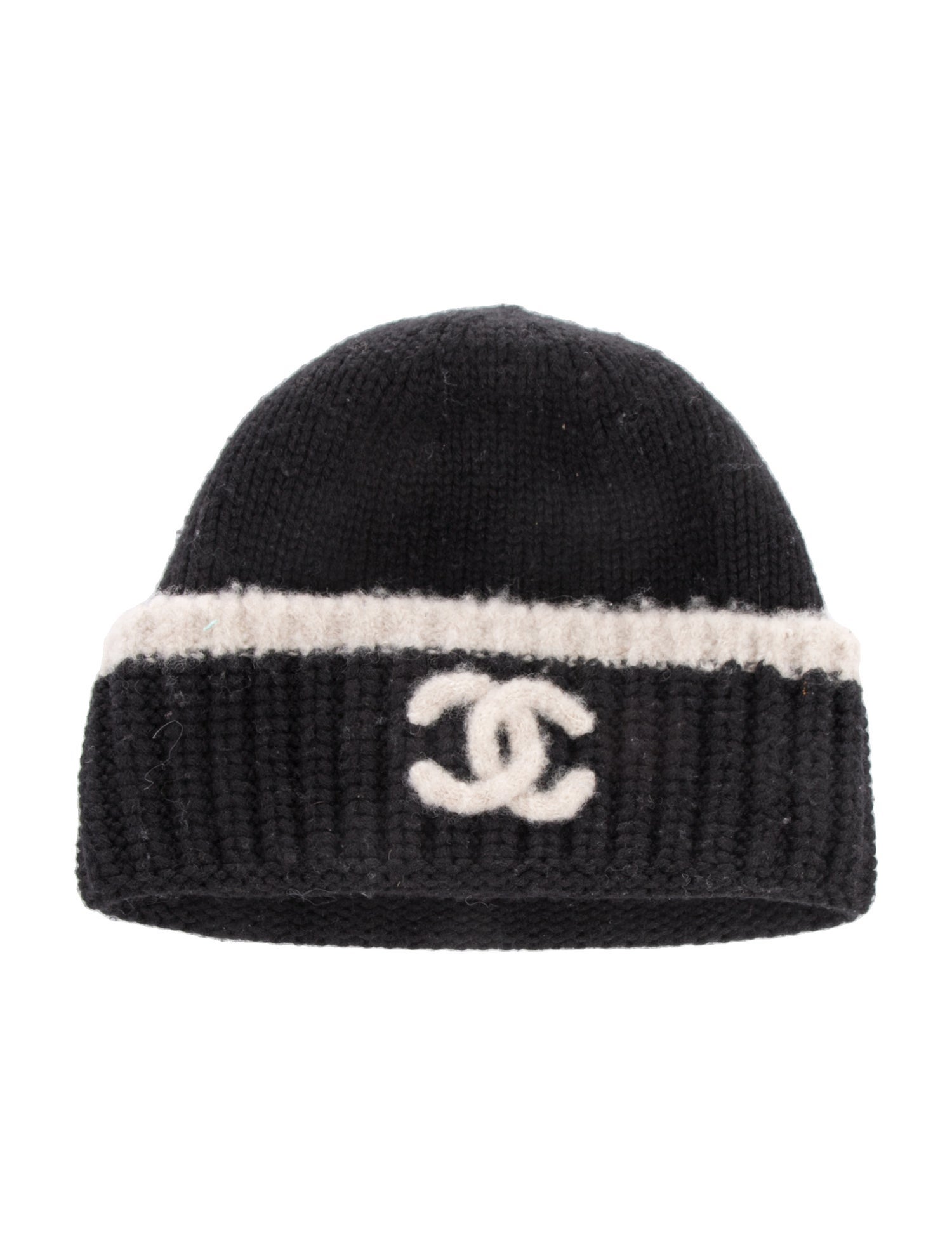 Chanel Wool CC Logo Beanie