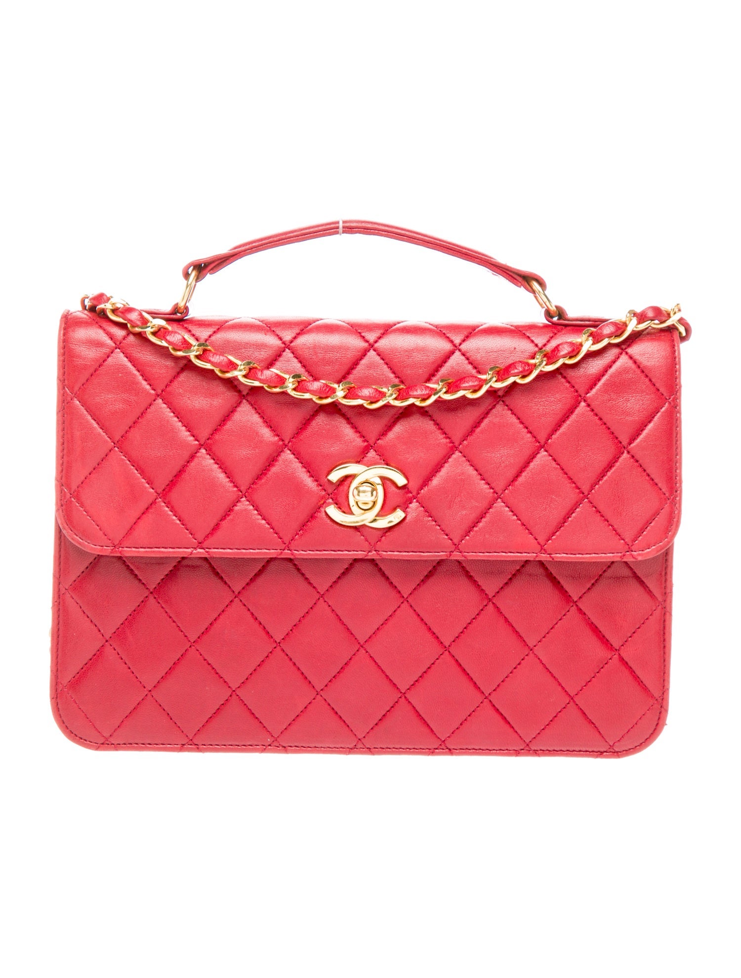 Chanel Quilted CC Handle Bag