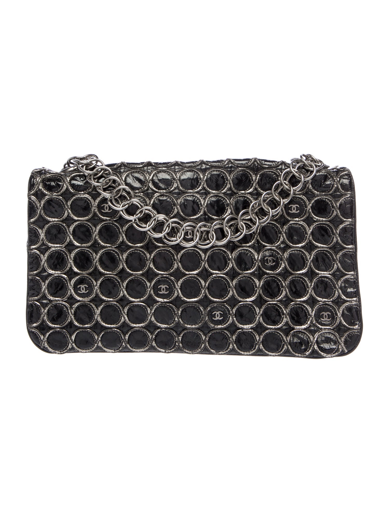 Chanel Vinyl CC Chain Flap Bag