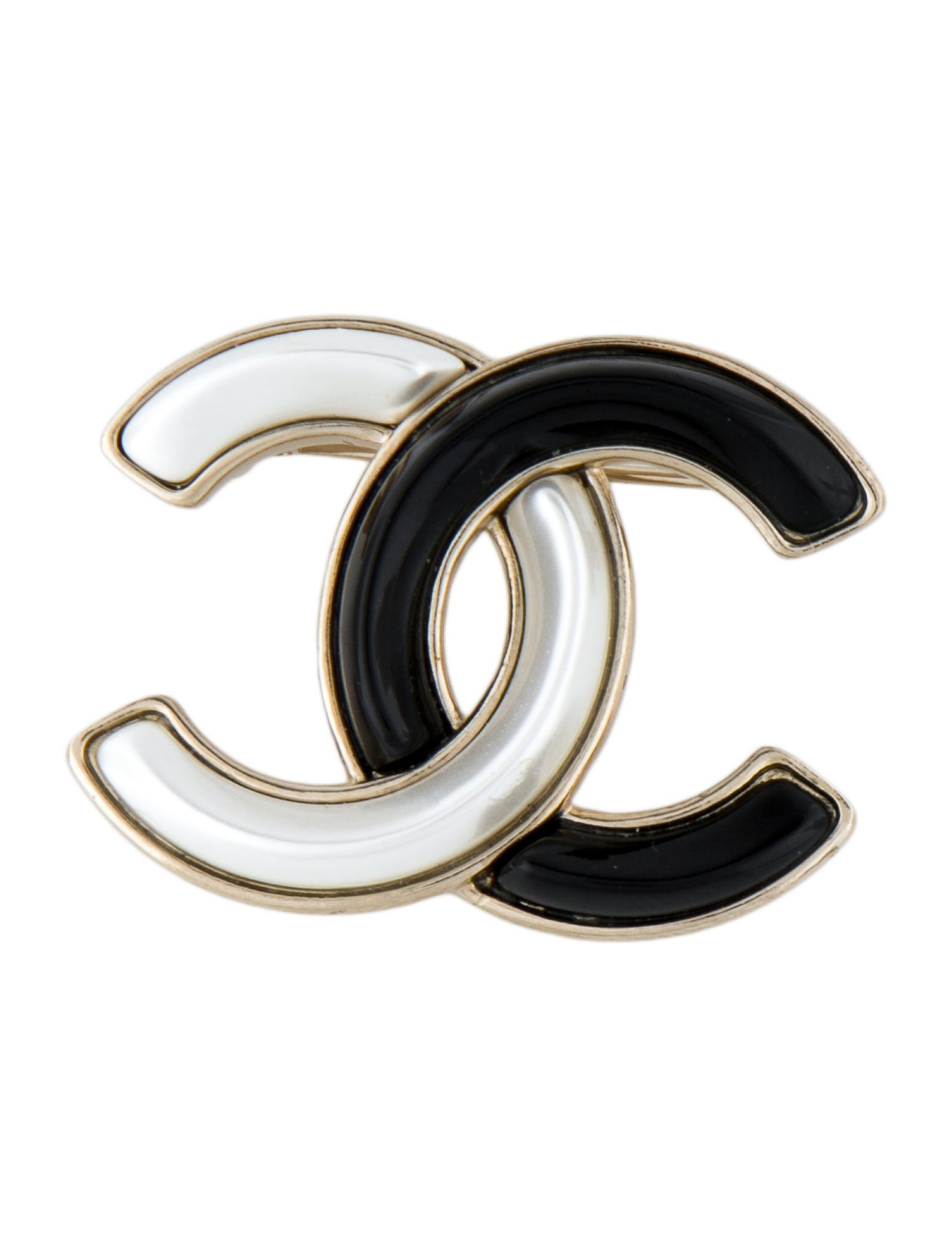 Chanel 2023 Faux Pearl & Resin CC Brooch