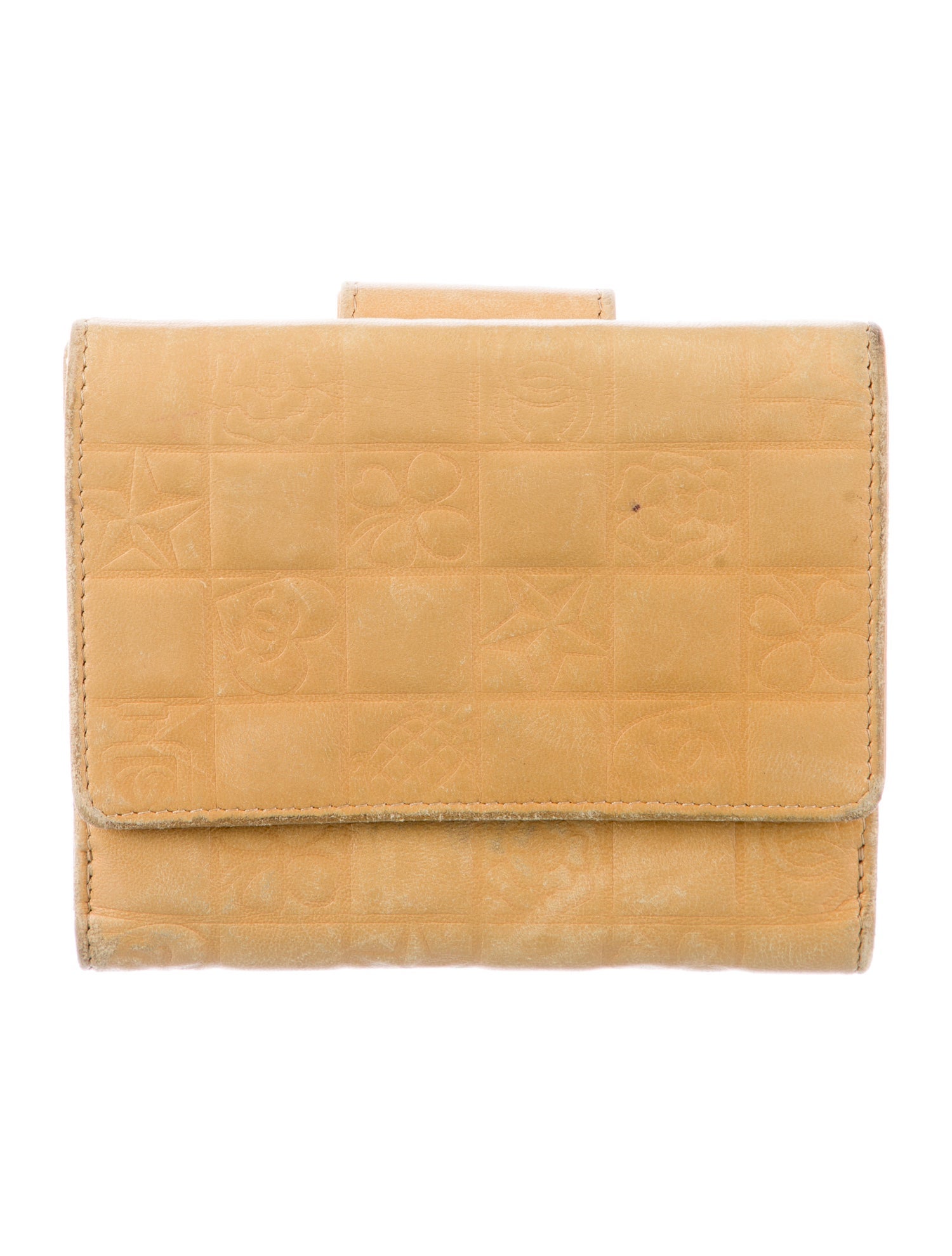 Chanel Vintage Interlocking CC Logo Compact Wallet