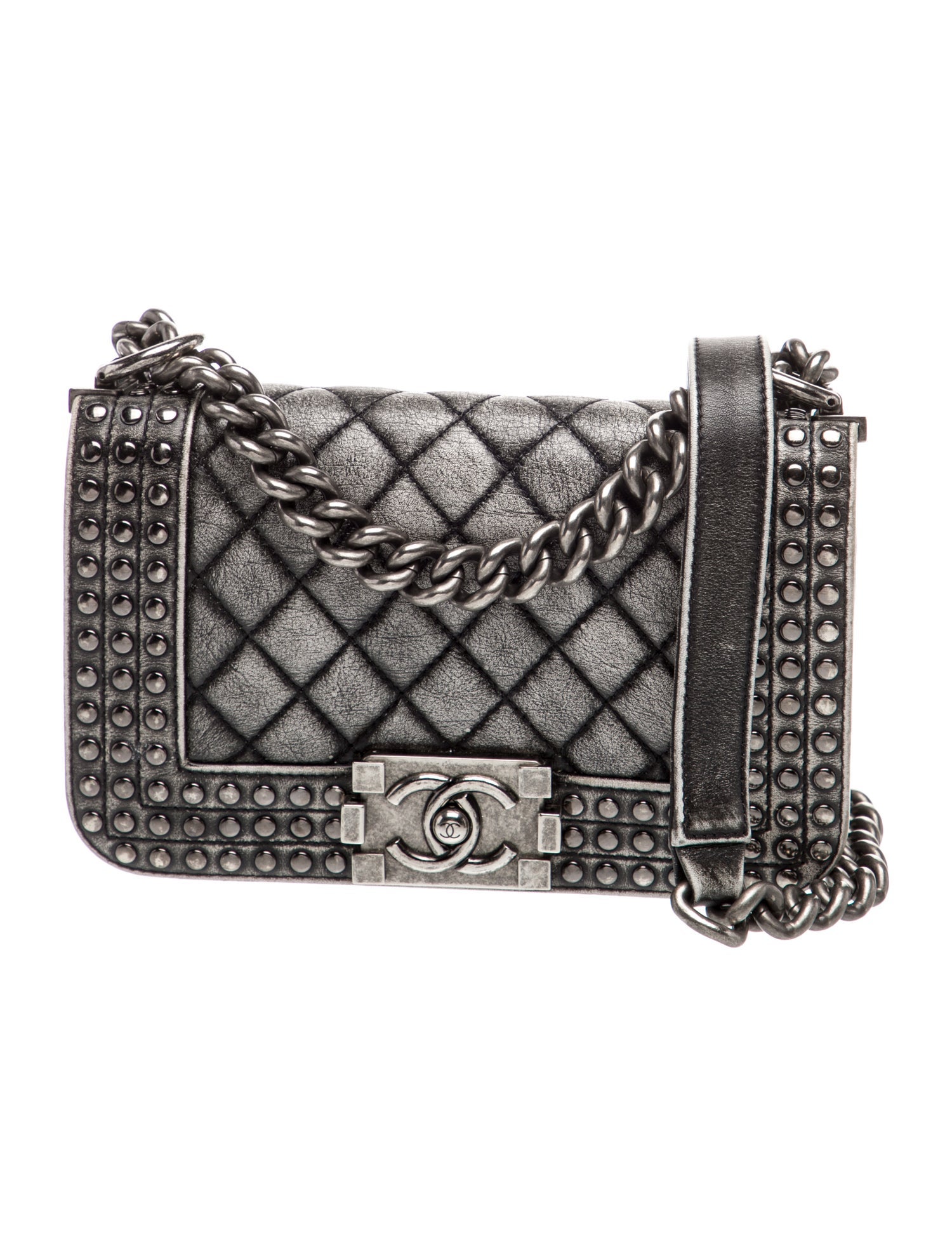 Chanel Paris-Dallas Studded Small Boy Bag