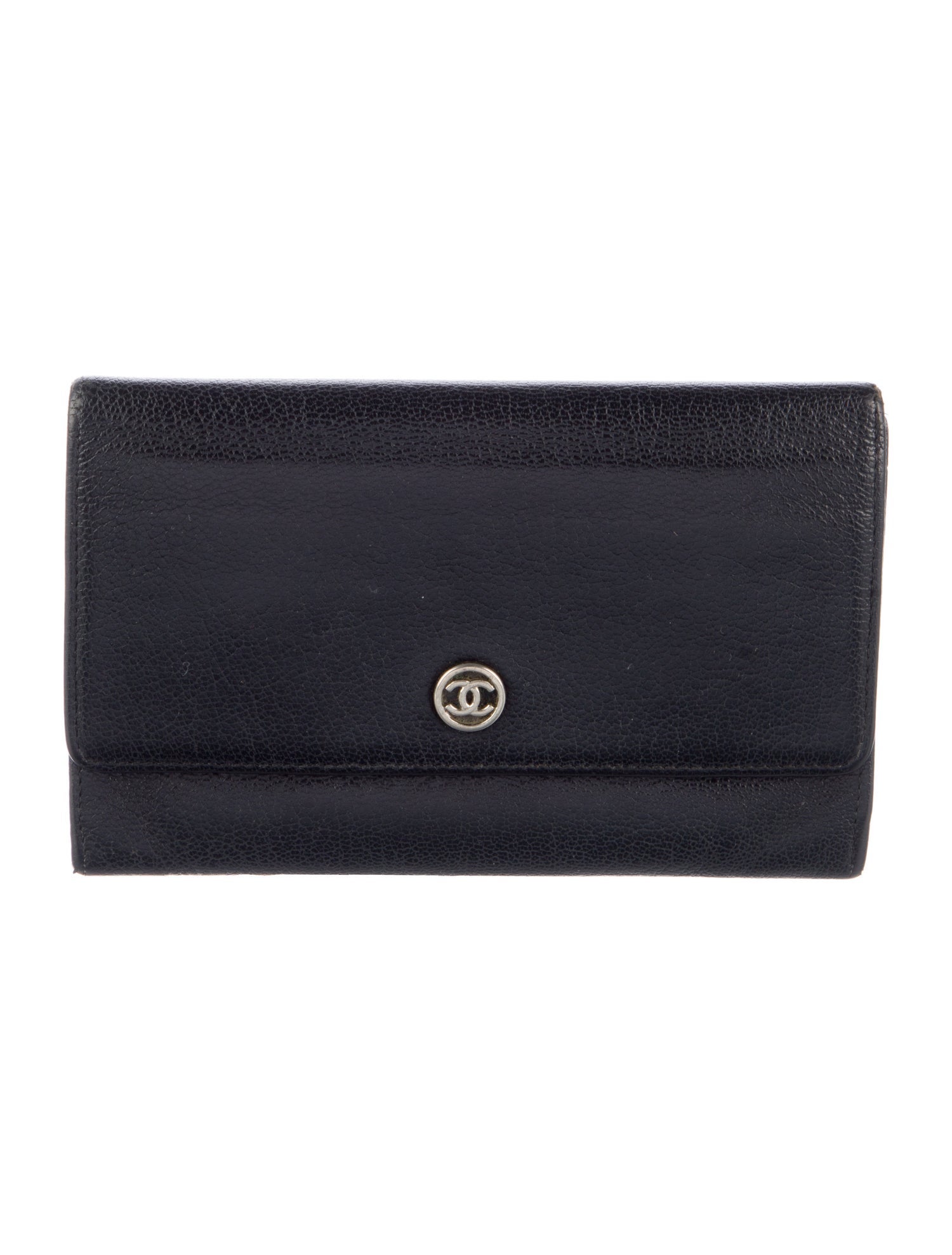 Chanel Vintage Interlocking CC Logo Bifold Wallet
