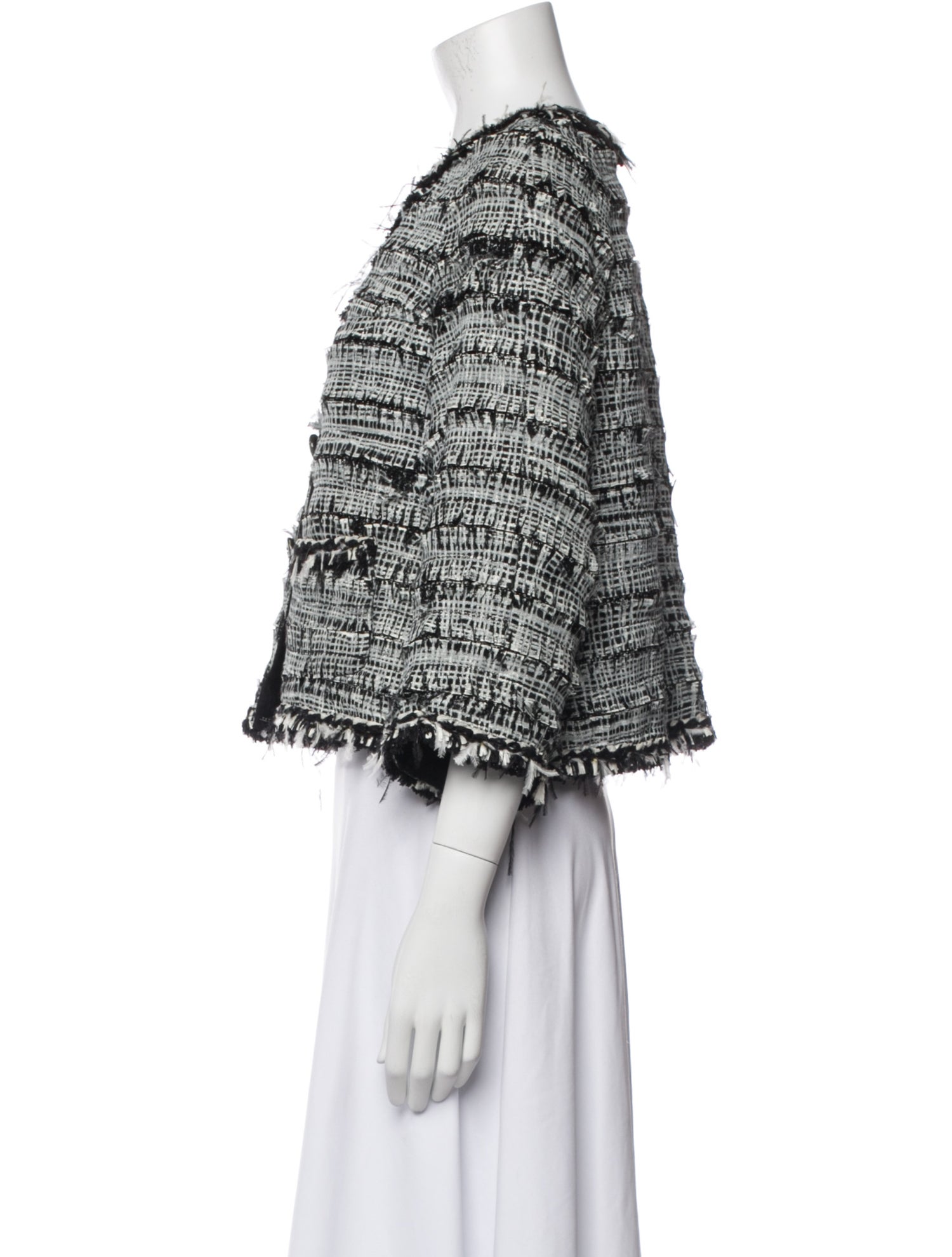 Chanel 2011 Tweed Pattern Evening Jacket