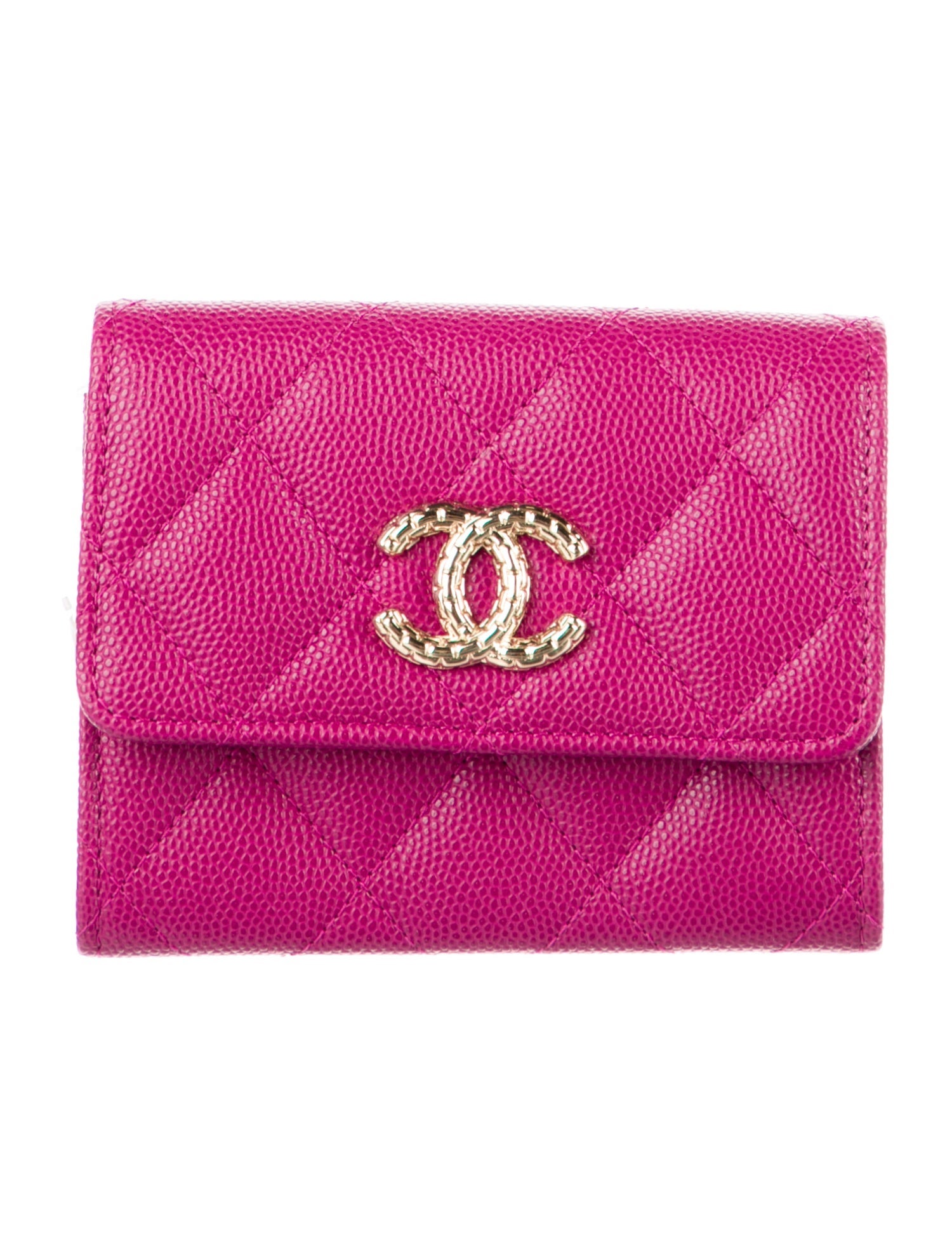 Chanel 2024 Interlocking CC Logo Wallet w/ Tags