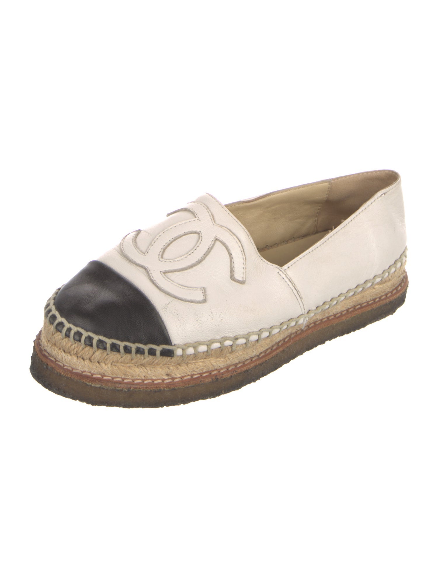 Chanel 2017 Interlocking CC Logo Espadrilles