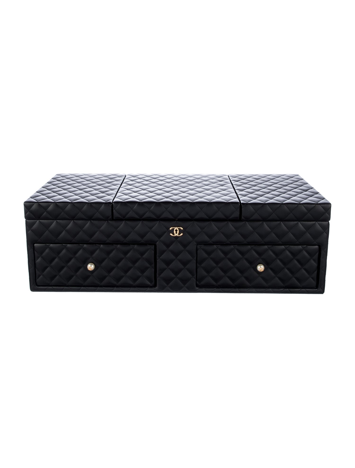 Chanel Quilted Lambskin Jewelry Decor Case
