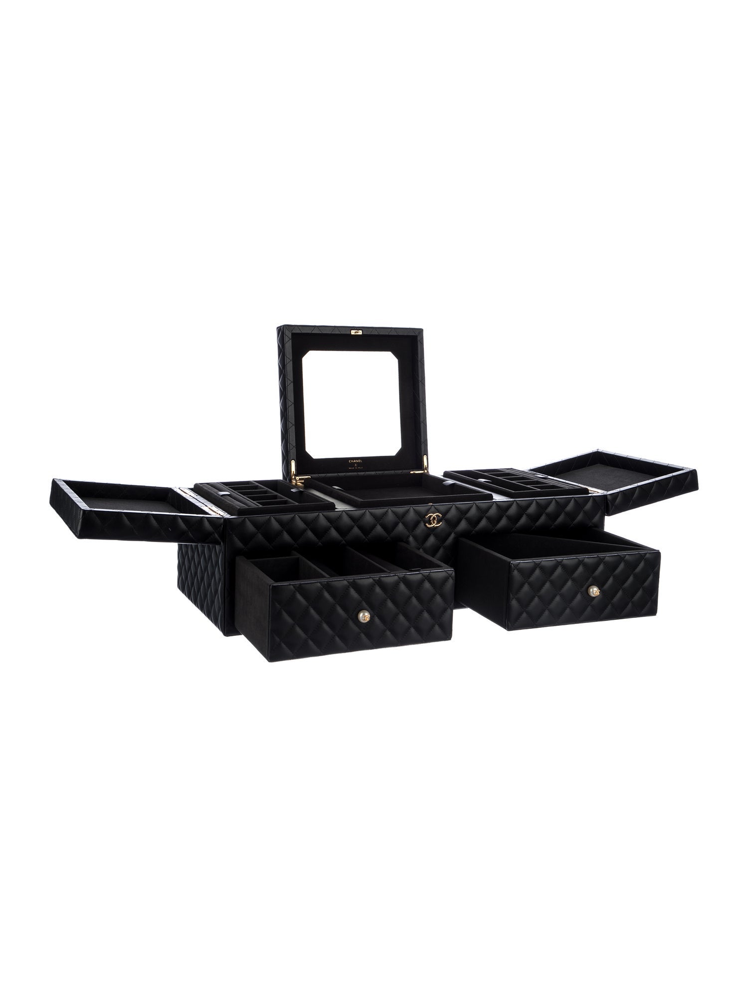 Chanel Quilted Lambskin Jewelry Decor Case