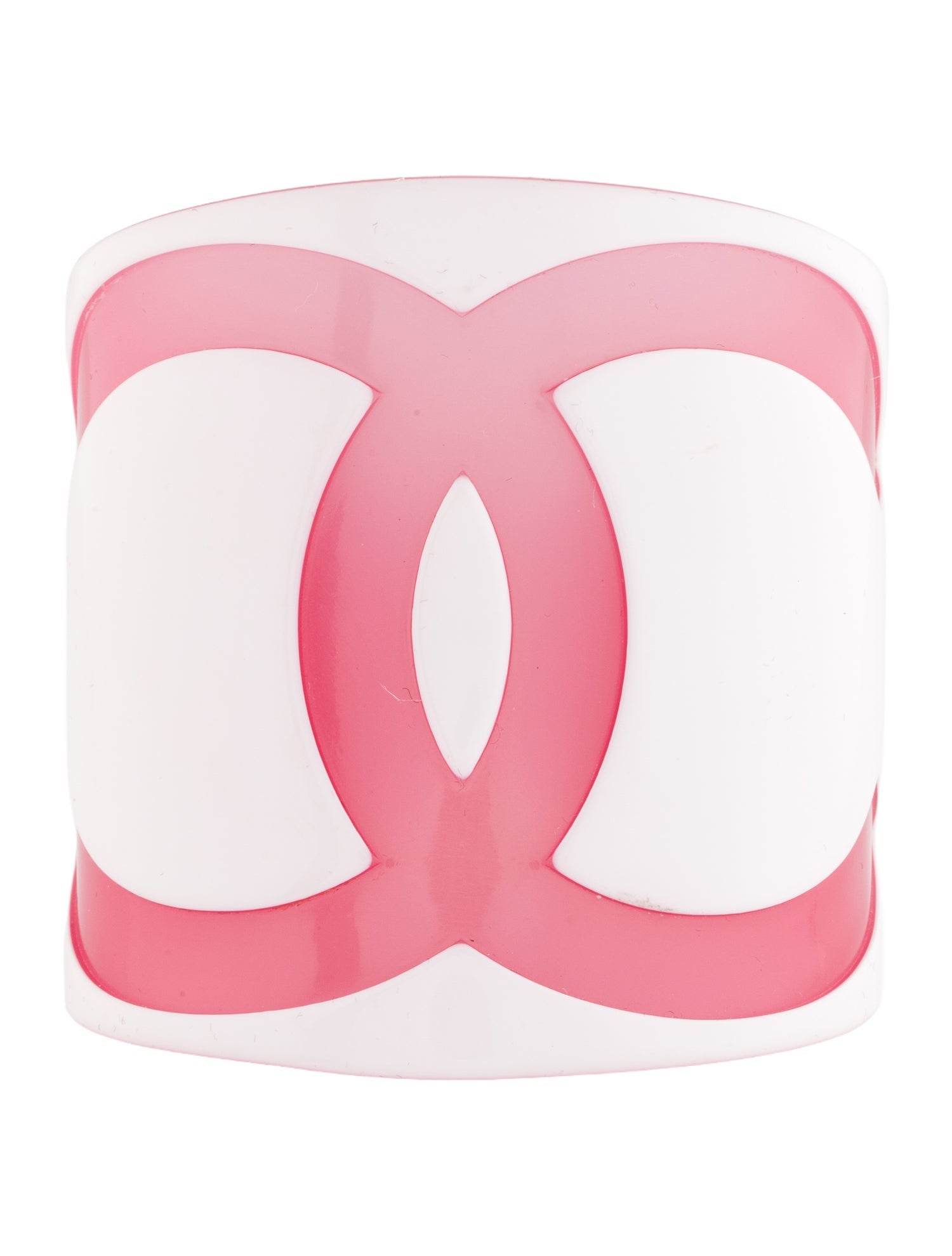 Chanel Resin CC Cuff Bracelet