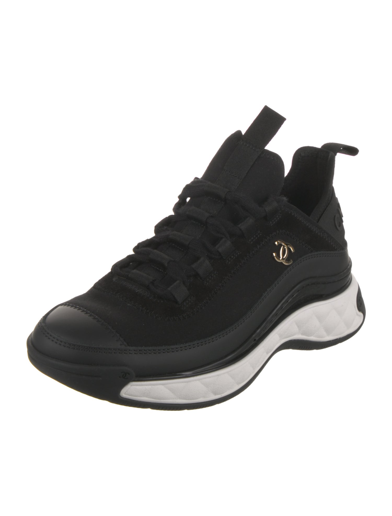 Chanel Interlocking CC Logo Sneakers