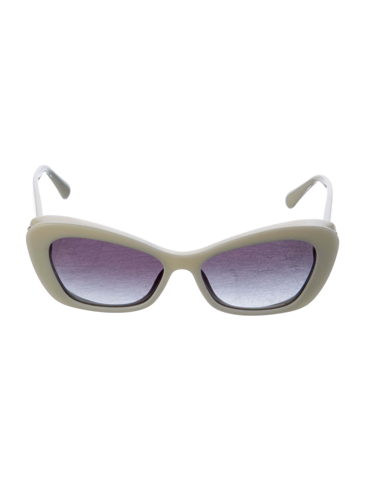 Chanel Interlocking CC Logo Cat-Eye Sunglasses
