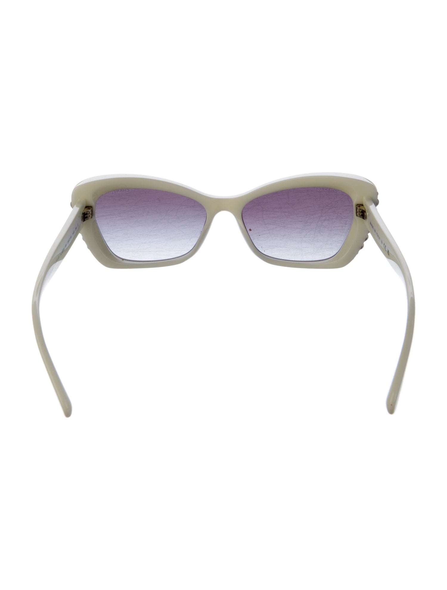 Chanel Interlocking CC Logo Cat-Eye Sunglasses