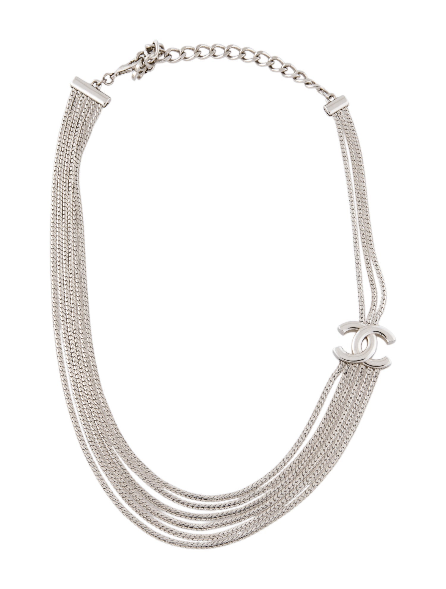 Chanel 2024 CC Station Multistrand Necklace