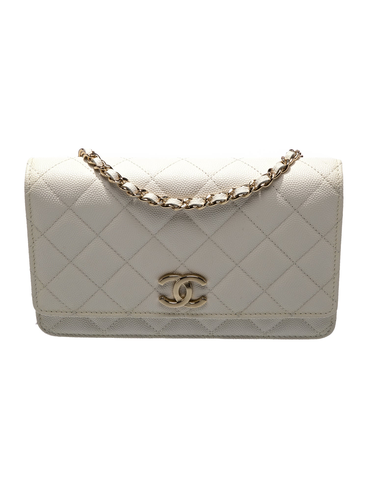 Chanel Quilted CC Wallet On Chain