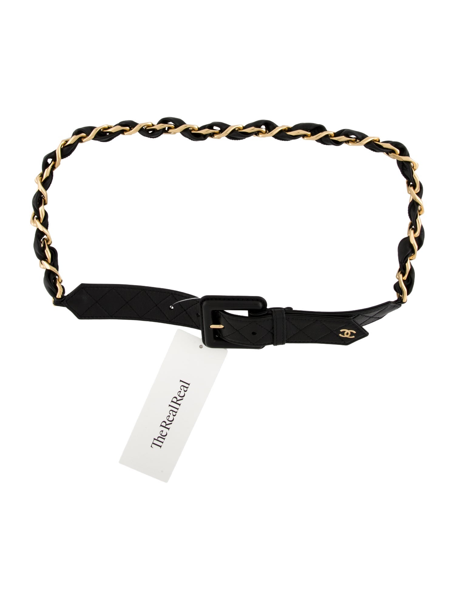 Chanel 2025 Interlocking CC Logo Waist Belt