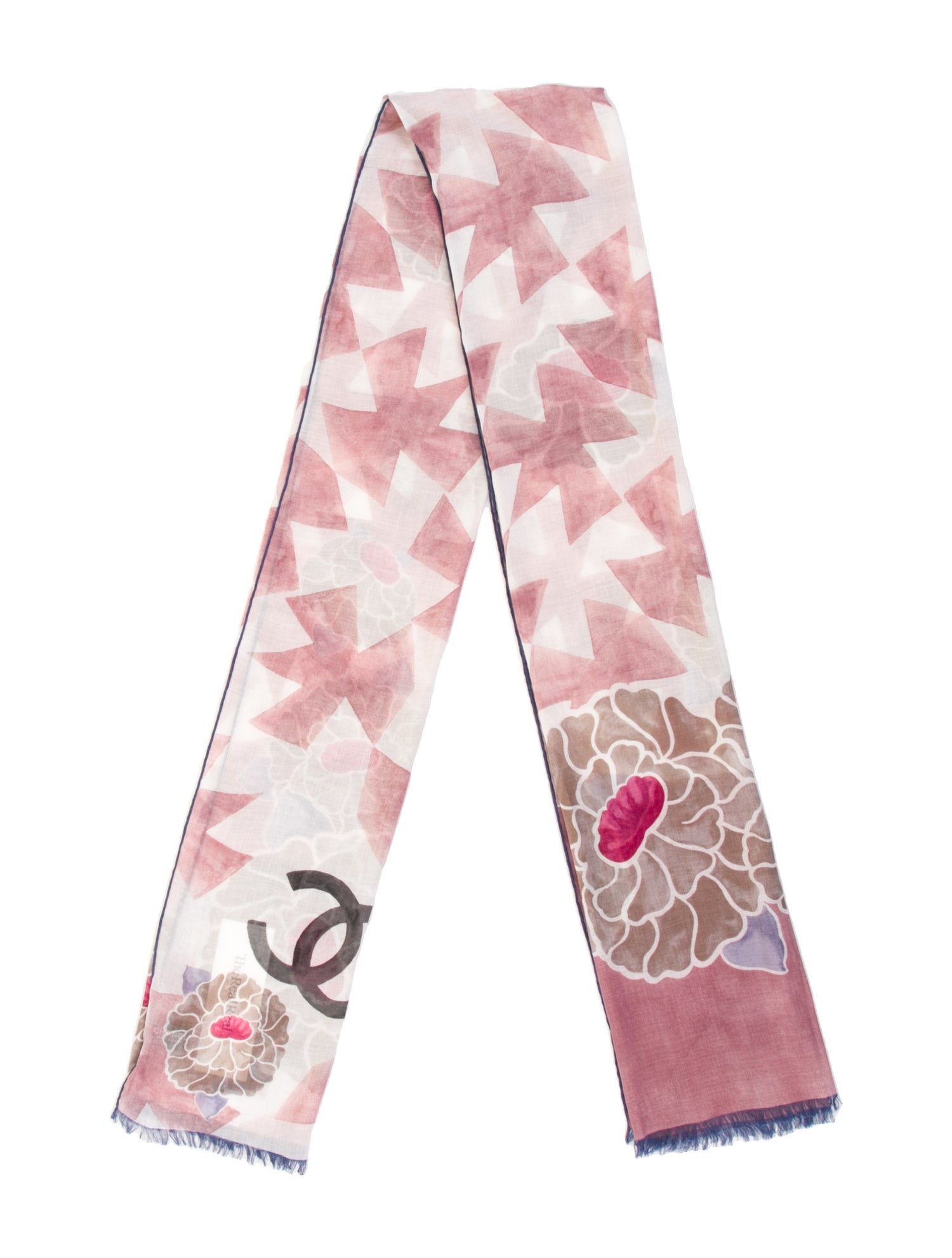 Chanel Printed Scarf