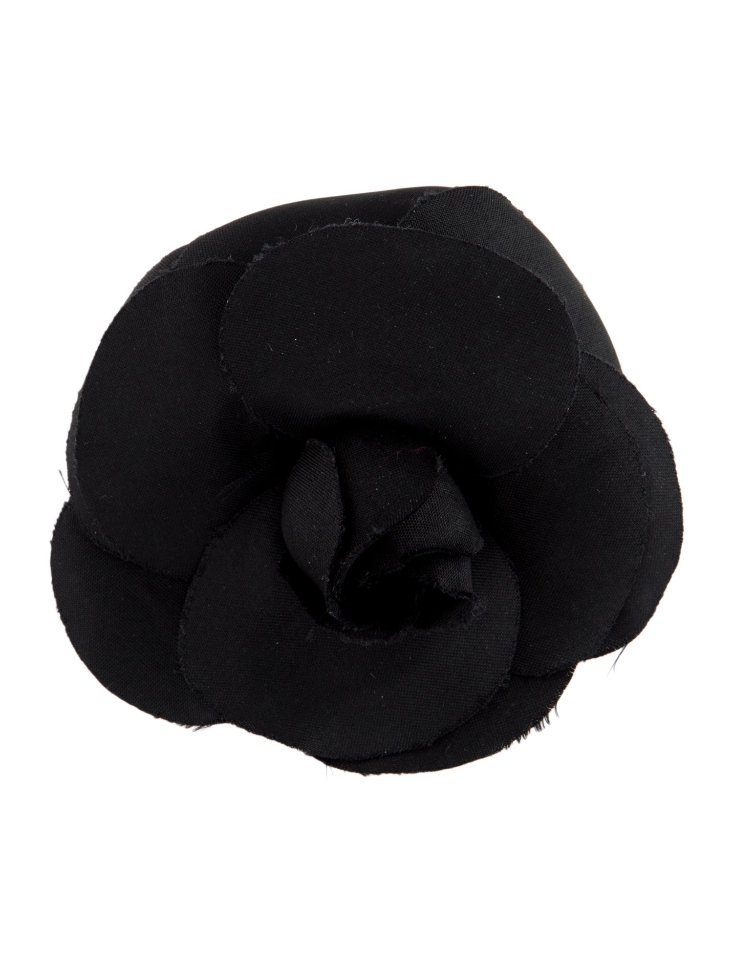 Chanel Small Silk Camellia Brooch