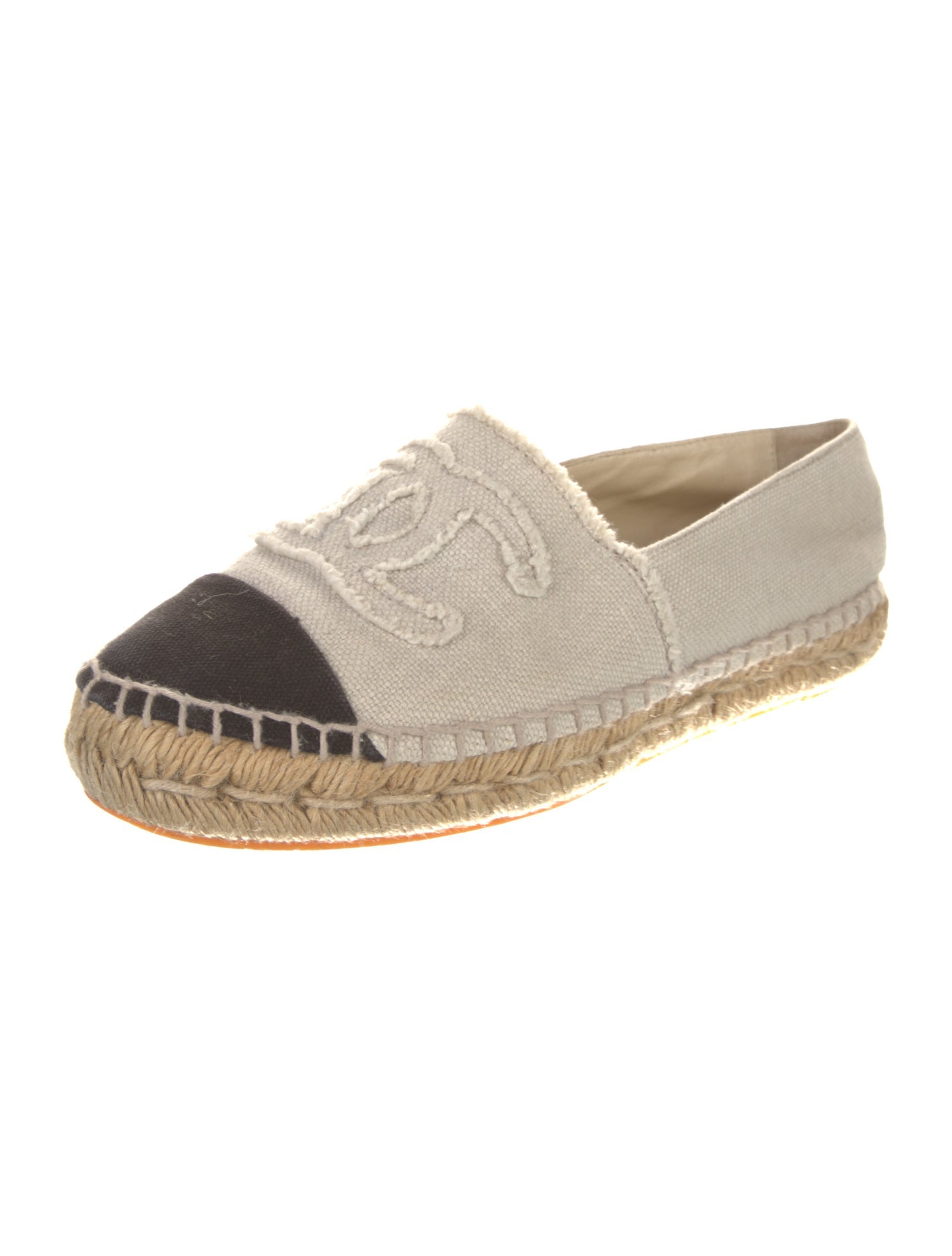 Chanel Canvas Colorblock Pattern Espadrilles