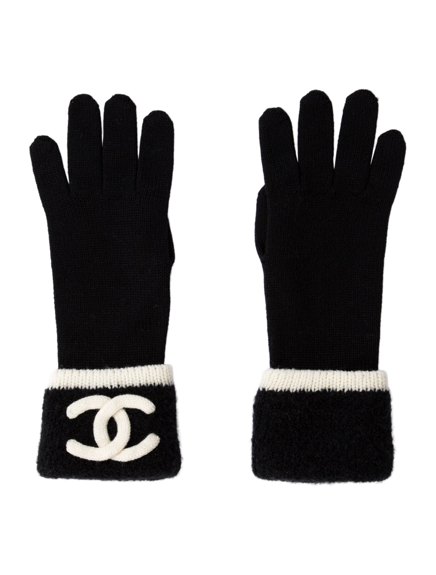 Chanel 2021 CC Cashmere Gloves