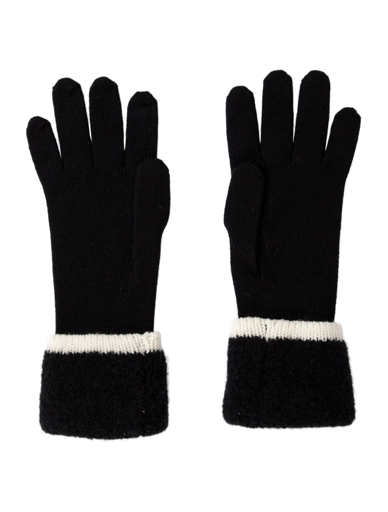 Chanel 2021 CC Cashmere Gloves