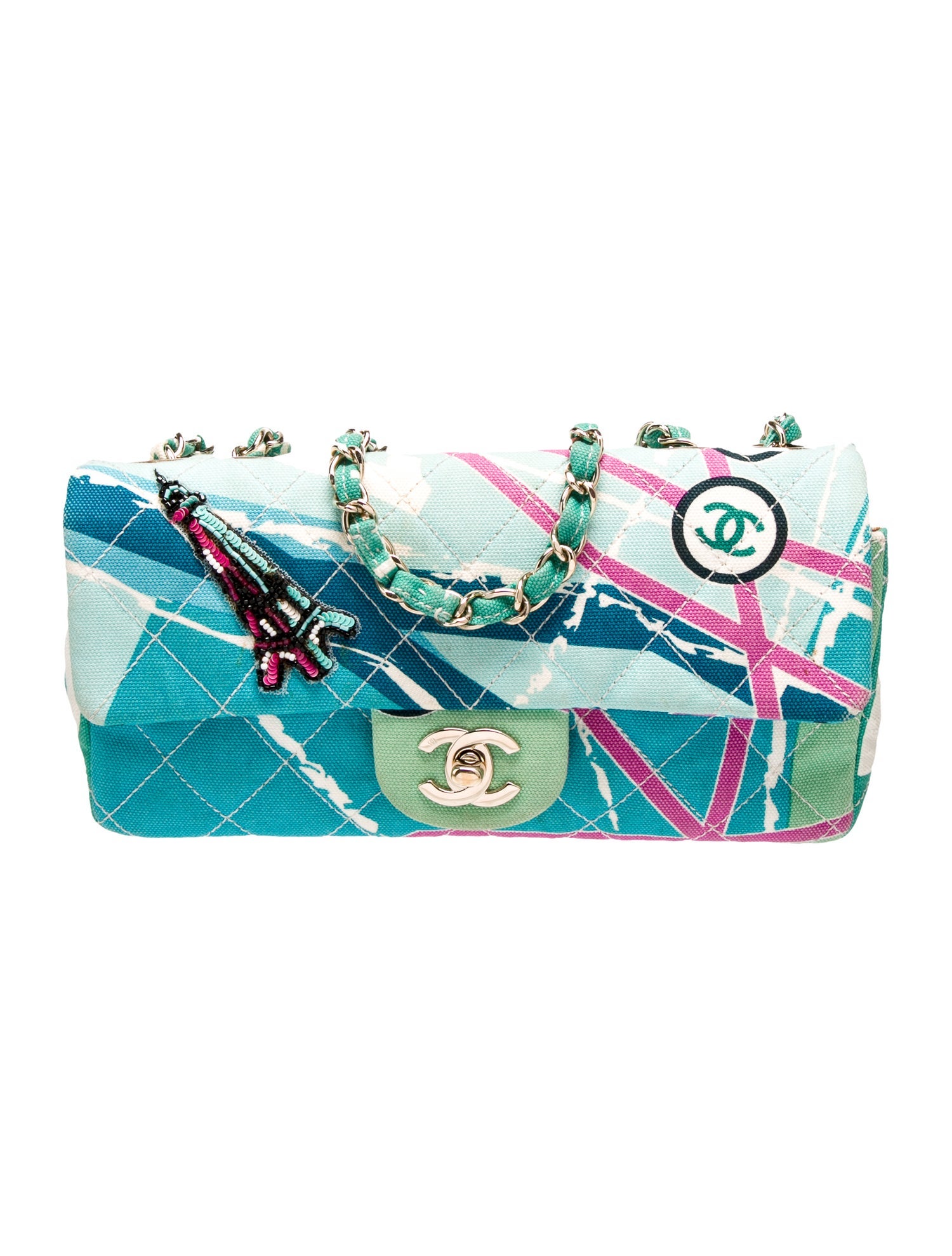 Chanel E/W Eiffel Tower Flap Bag