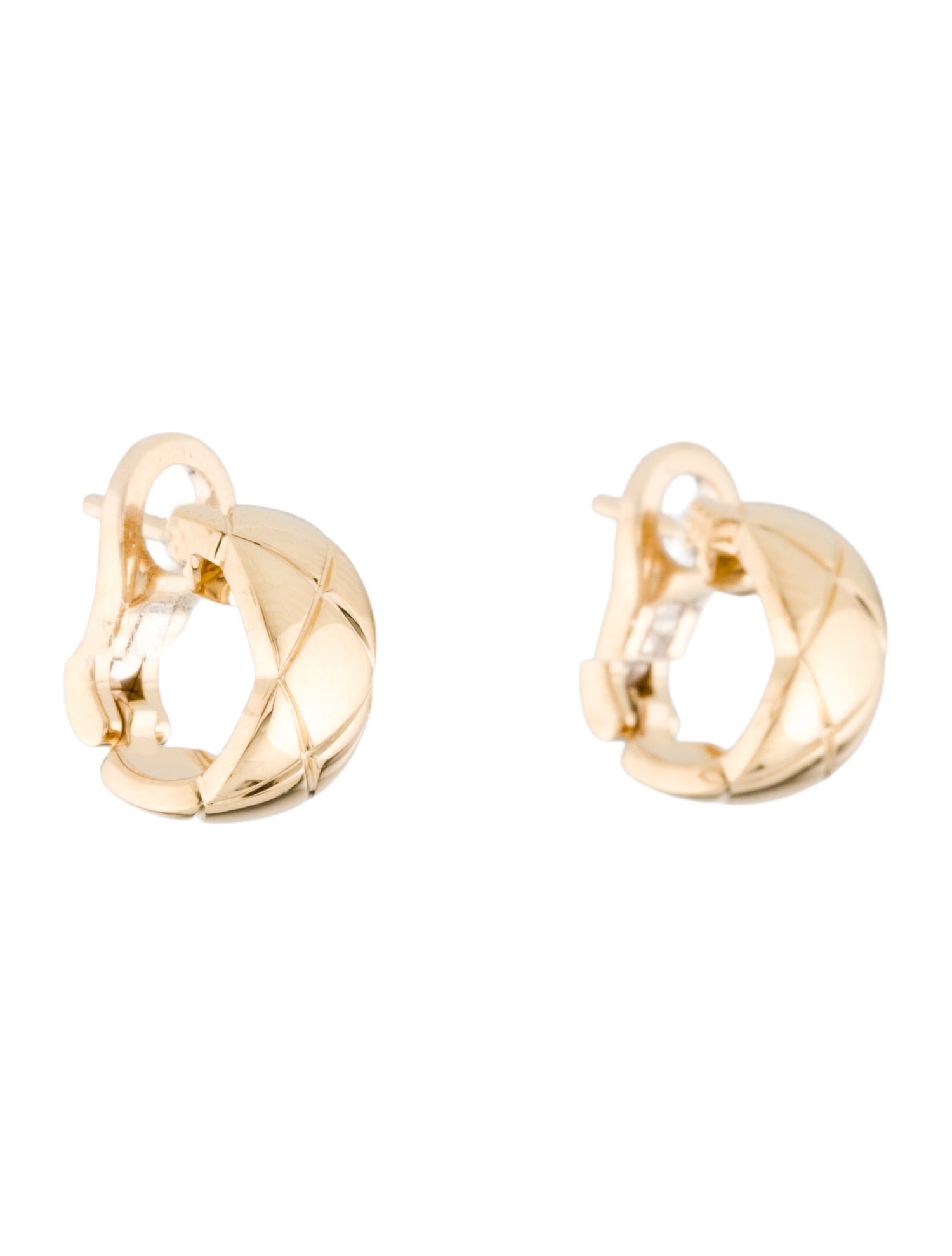 Chanel 18K Coco Crush Earrings