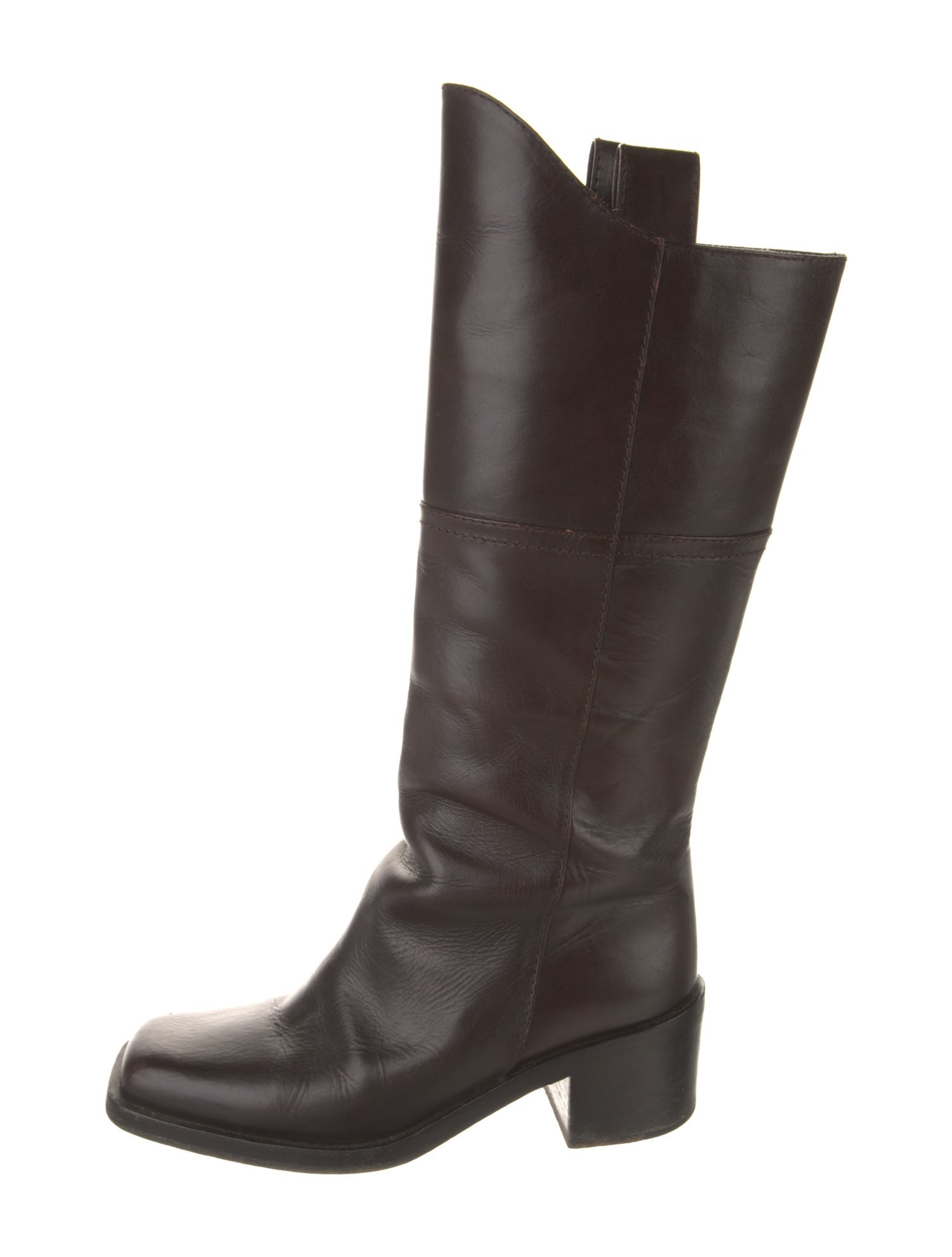 Chanel 2014 Interlocking CC Logo Riding Boots