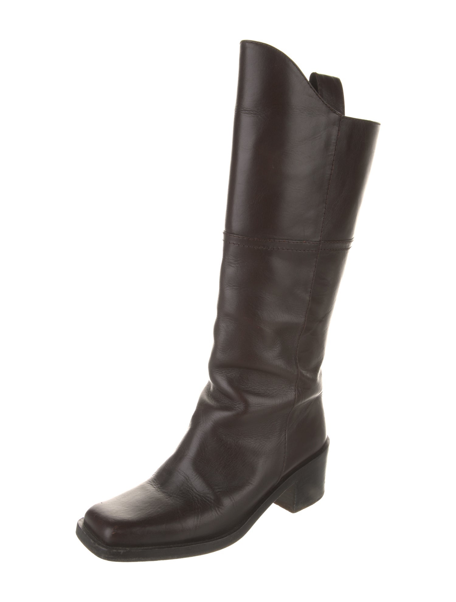Chanel 2014 Interlocking CC Logo Riding Boots