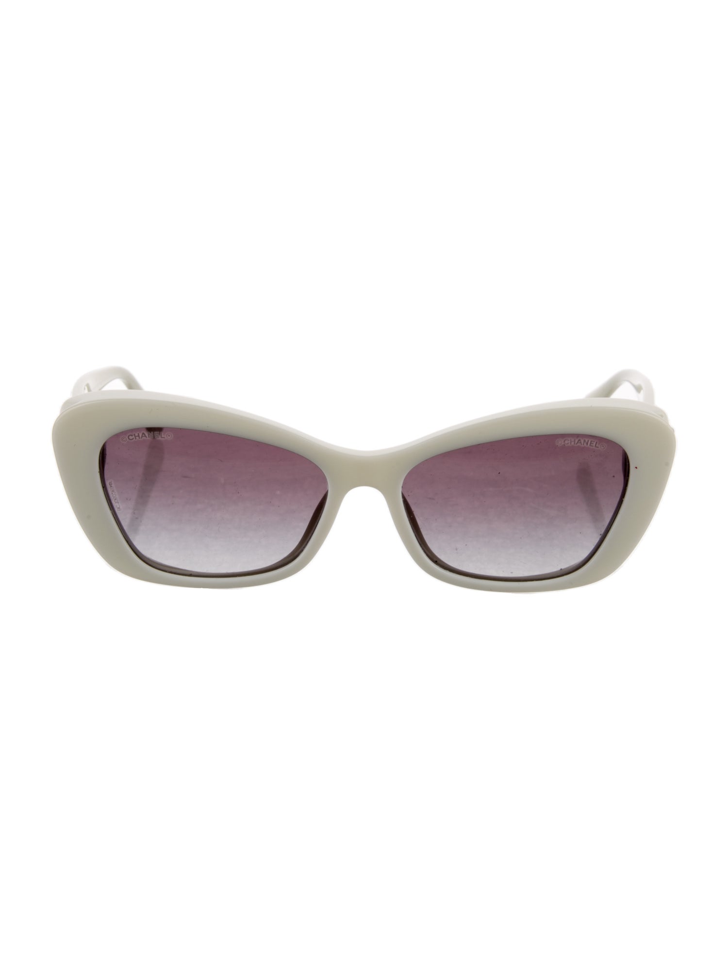 Chanel Interlocking CC Logo Cat-Eye Sunglasses
