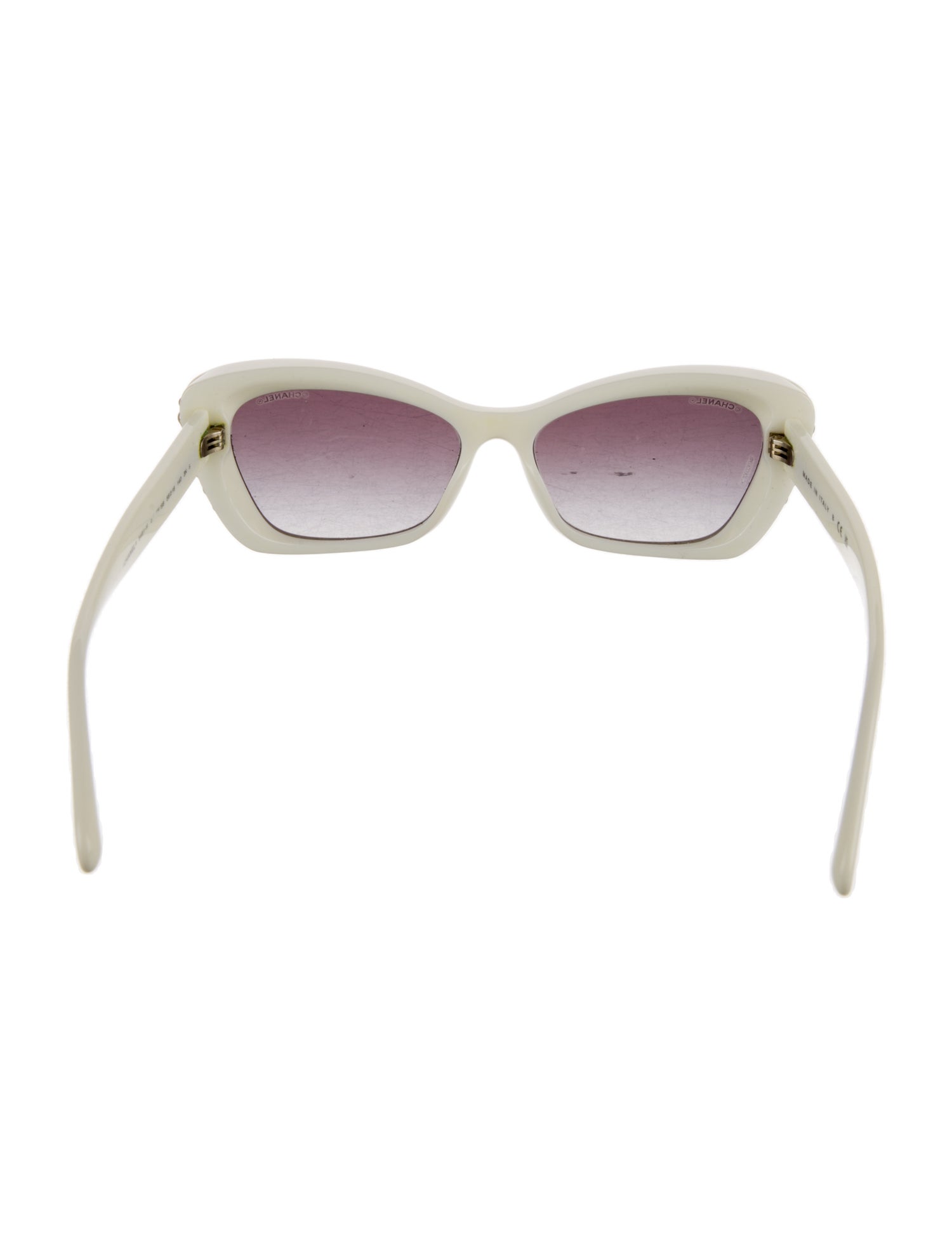 Chanel Interlocking CC Logo Cat-Eye Sunglasses