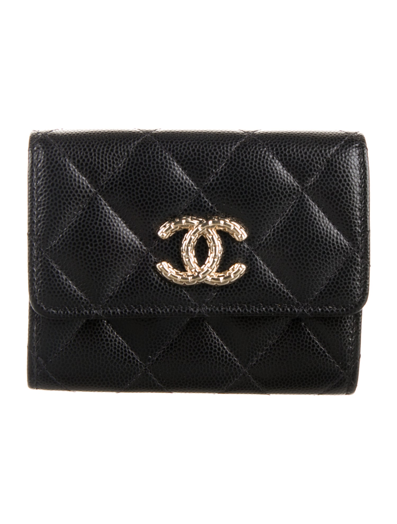 Chanel Interlocking CC Logo Wallet