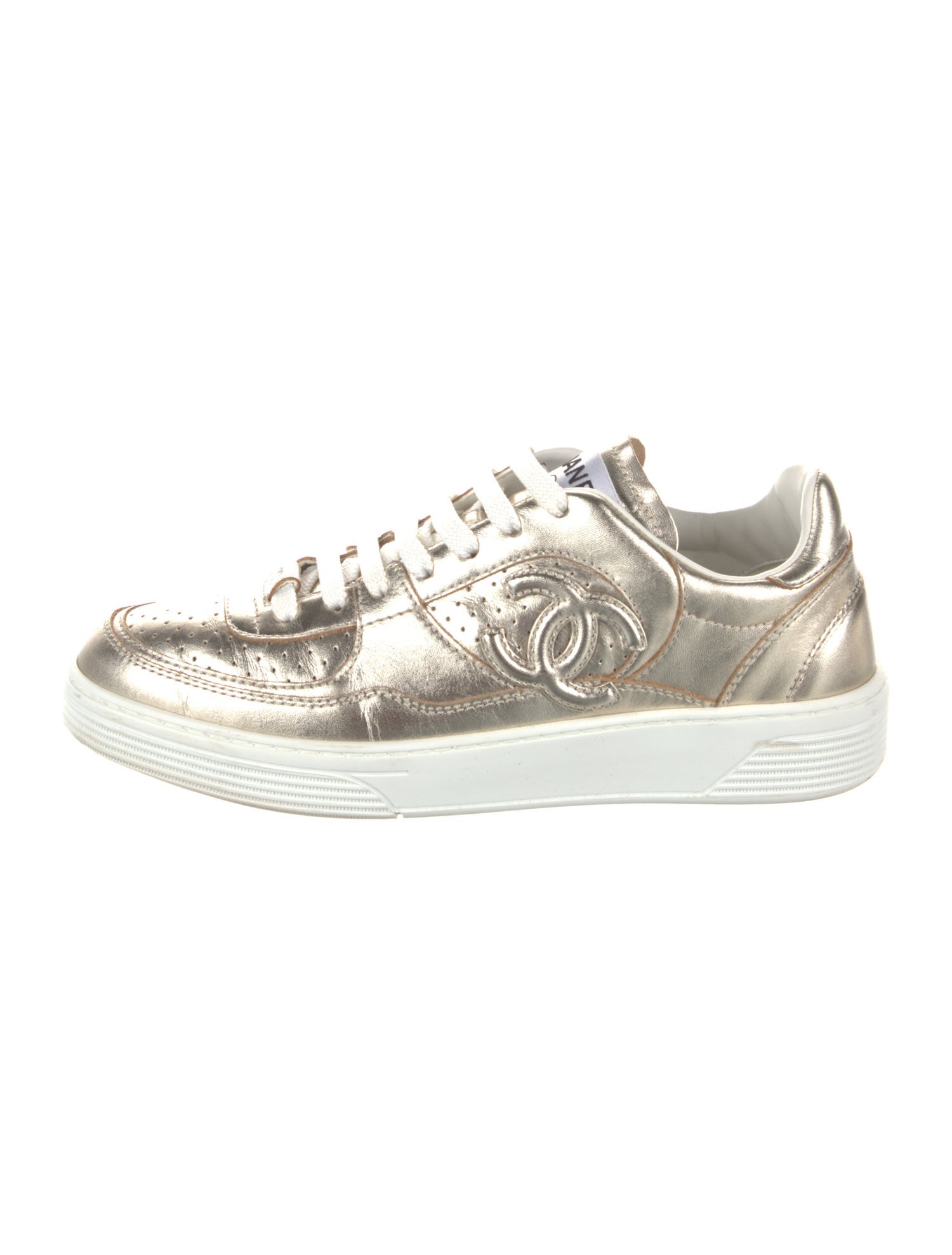 Chanel 2024 Interlocking CC Logo Sneakers