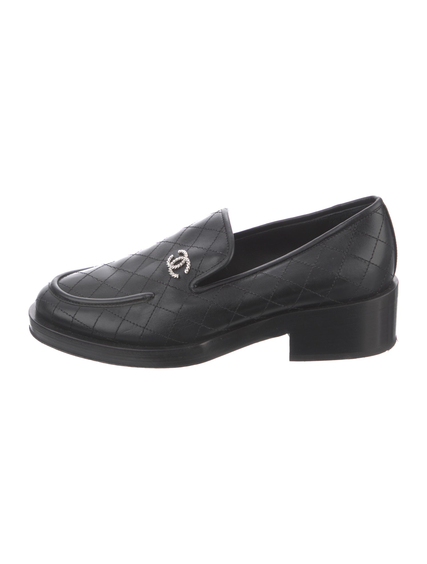 Chanel 2021 Interlocking CC Logo Loafers
