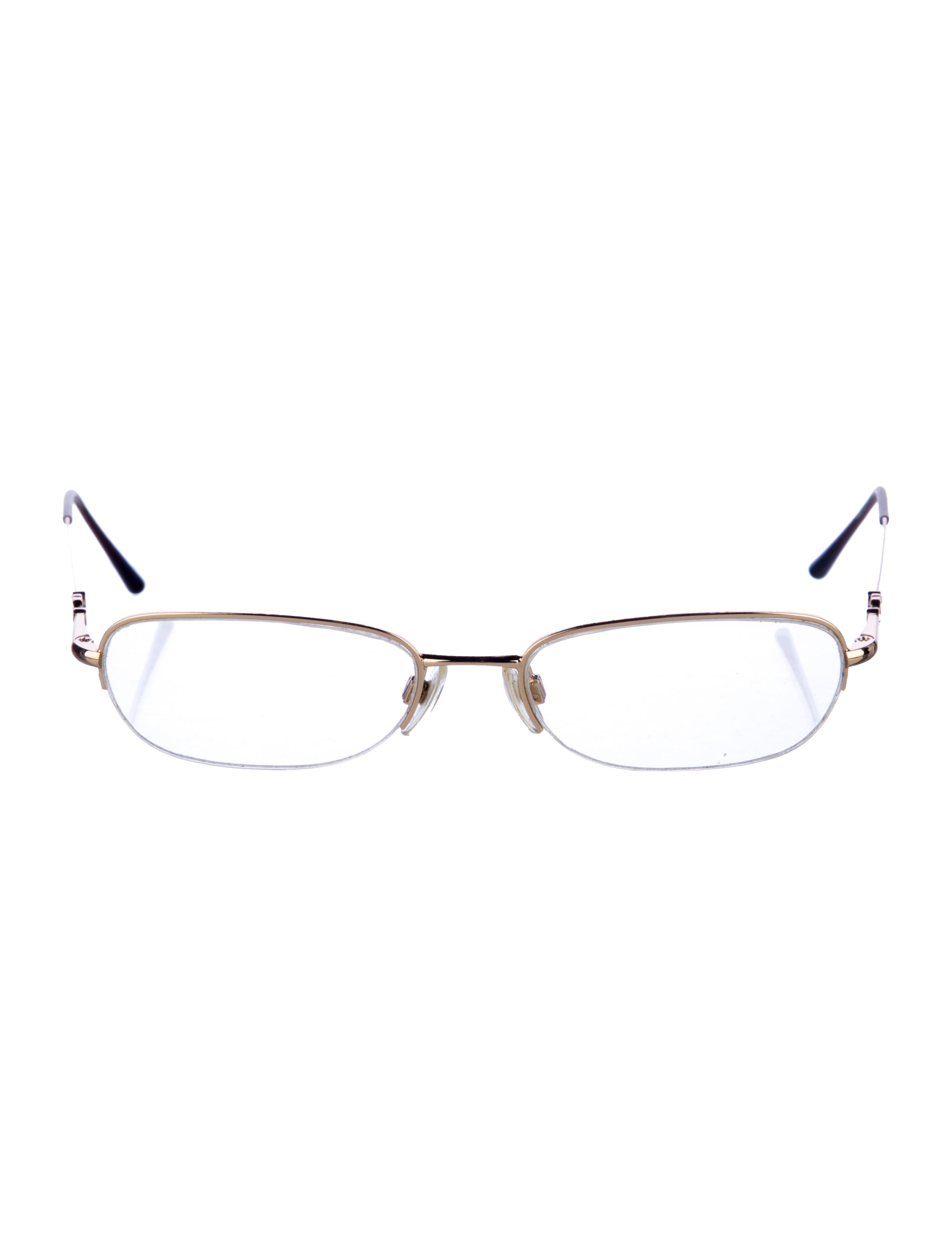 Chanel Interlocking CC Logo Square Eyeglasses