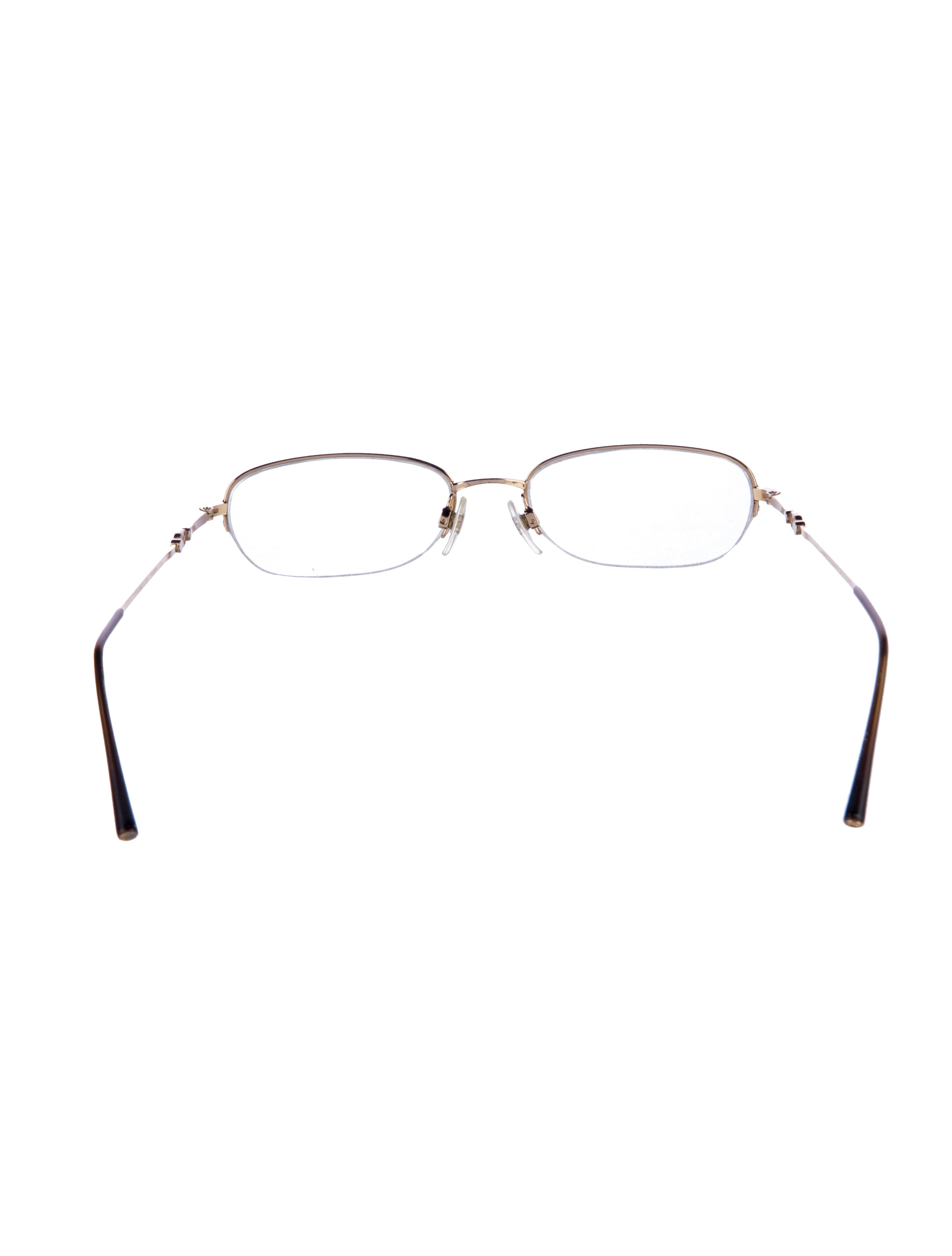 Chanel Interlocking CC Logo Square Eyeglasses