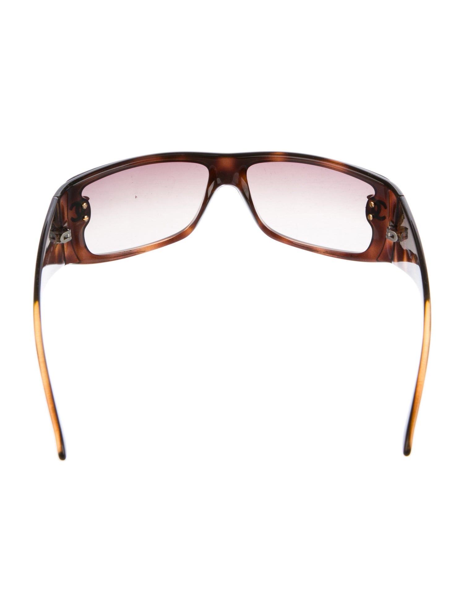 Chanel Interlocking CC Logo Shield Sunglasses