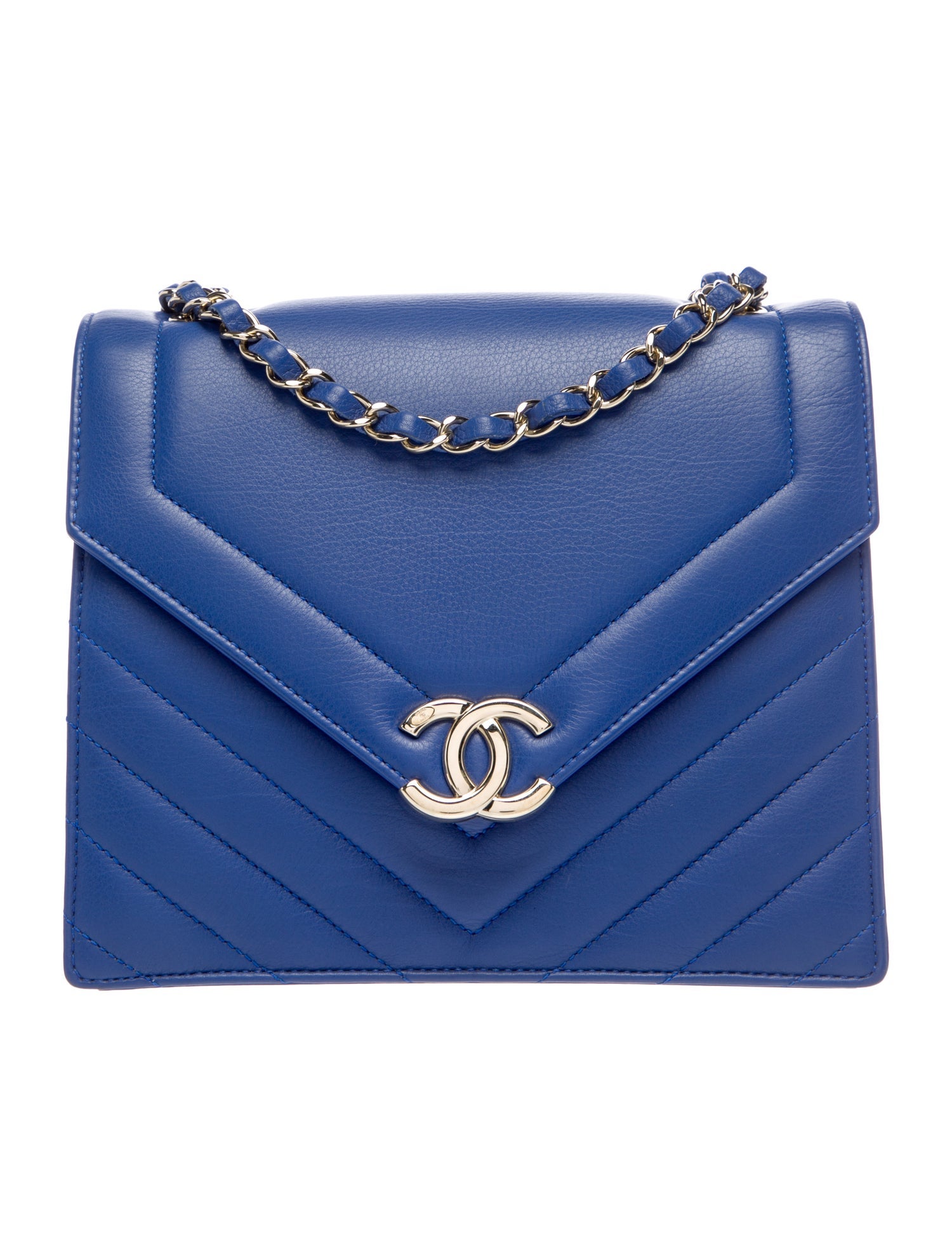 Chanel Small Vintage Chevron Flap Bag
