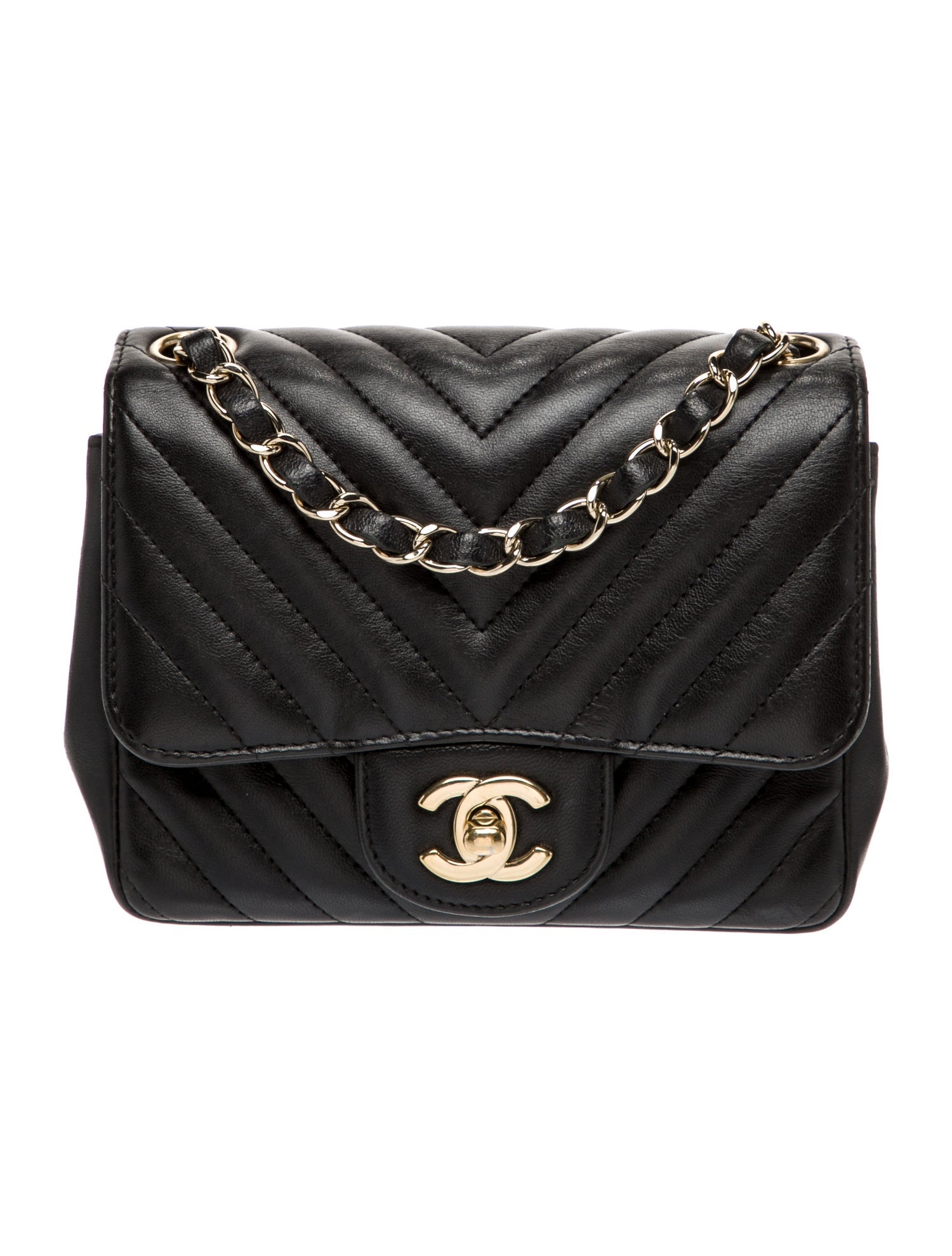 Chanel Classic Chevron Mini Square Flap Bag