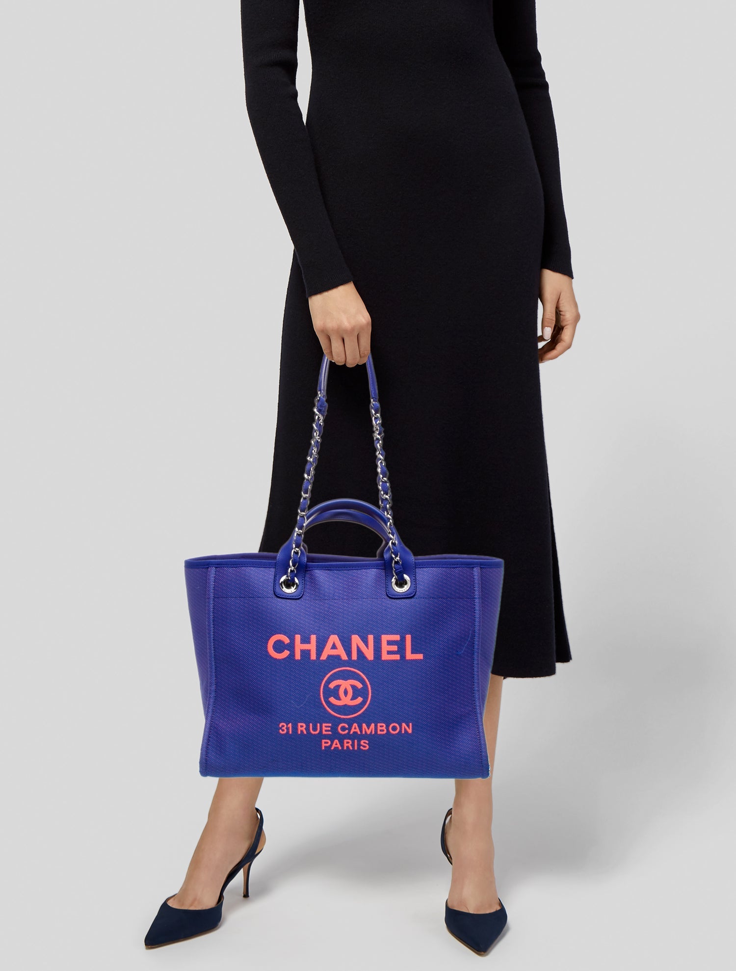 Chanel Medium Deauville Shopping Tote