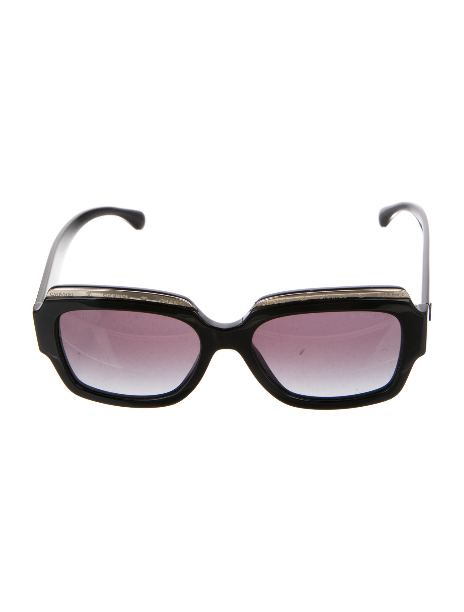 Chanel Interlocking CC Logo Square Sunglasses