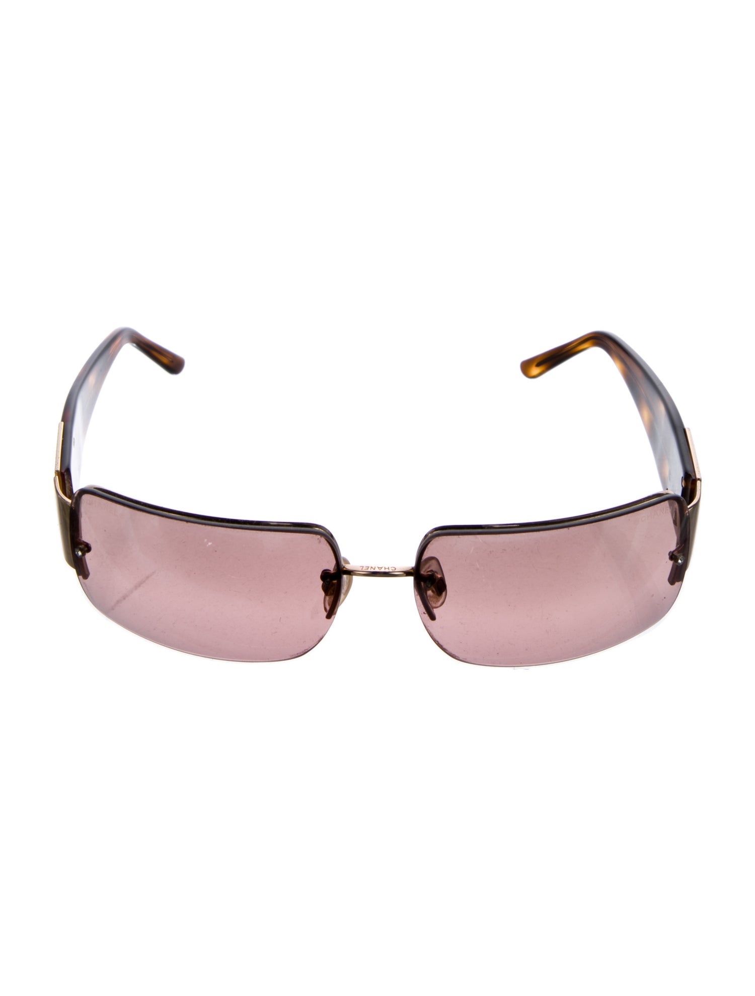 Chanel Interlocking CC Logo Square Sunglasses