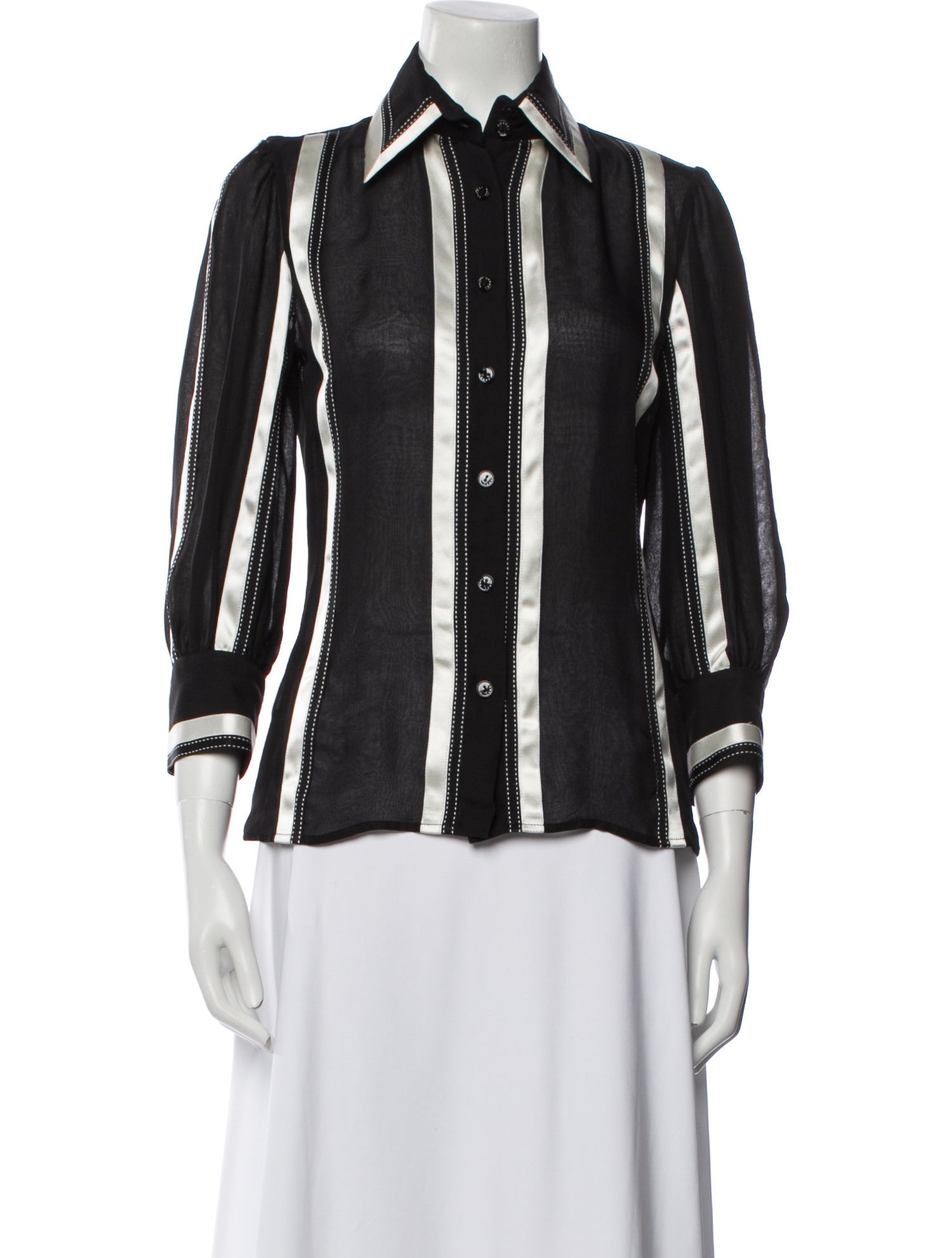 Chanel Vintage 2003 Button-Up Top