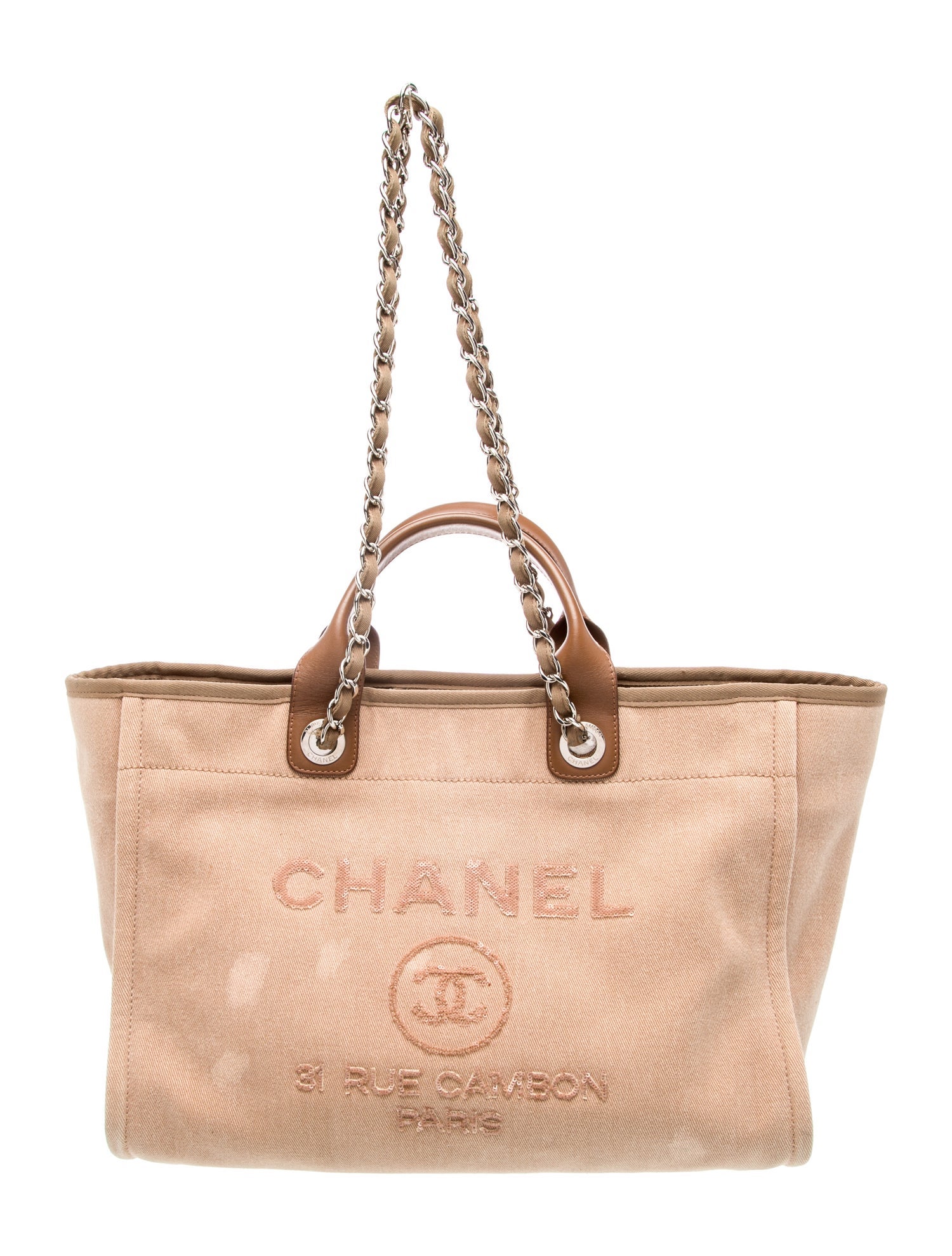 Chanel Medium Sequin Deauville Tote