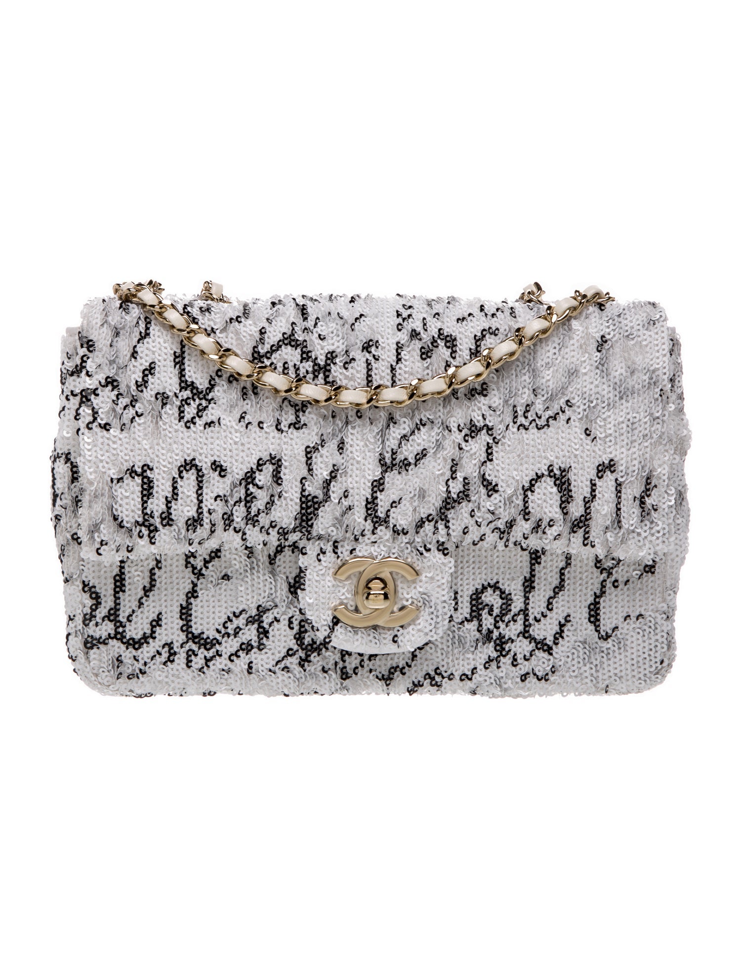 Chanel Mini Sequin Flap Bag