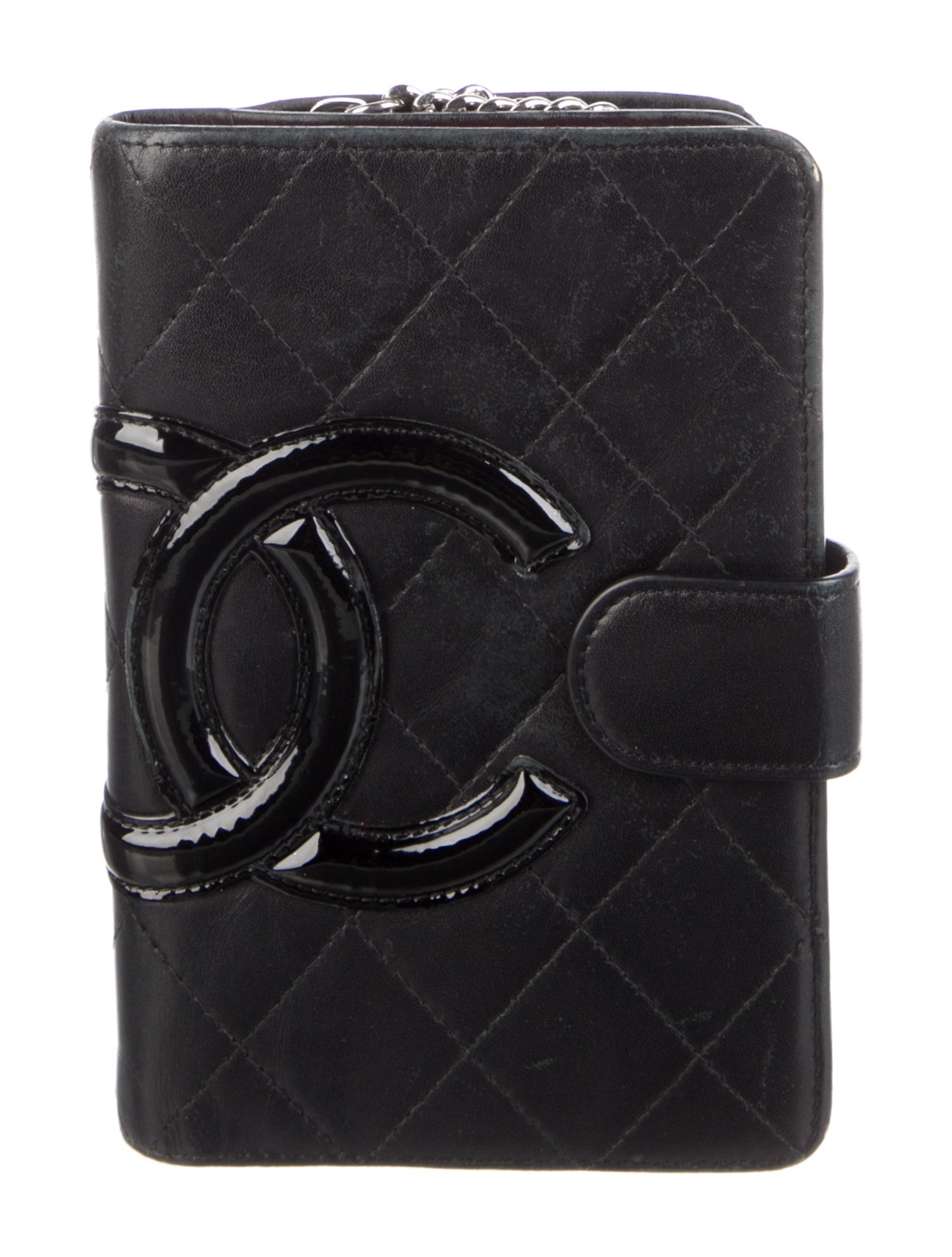 Chanel Ligne Cambon French Purse Interlocking CC Logo Wallet