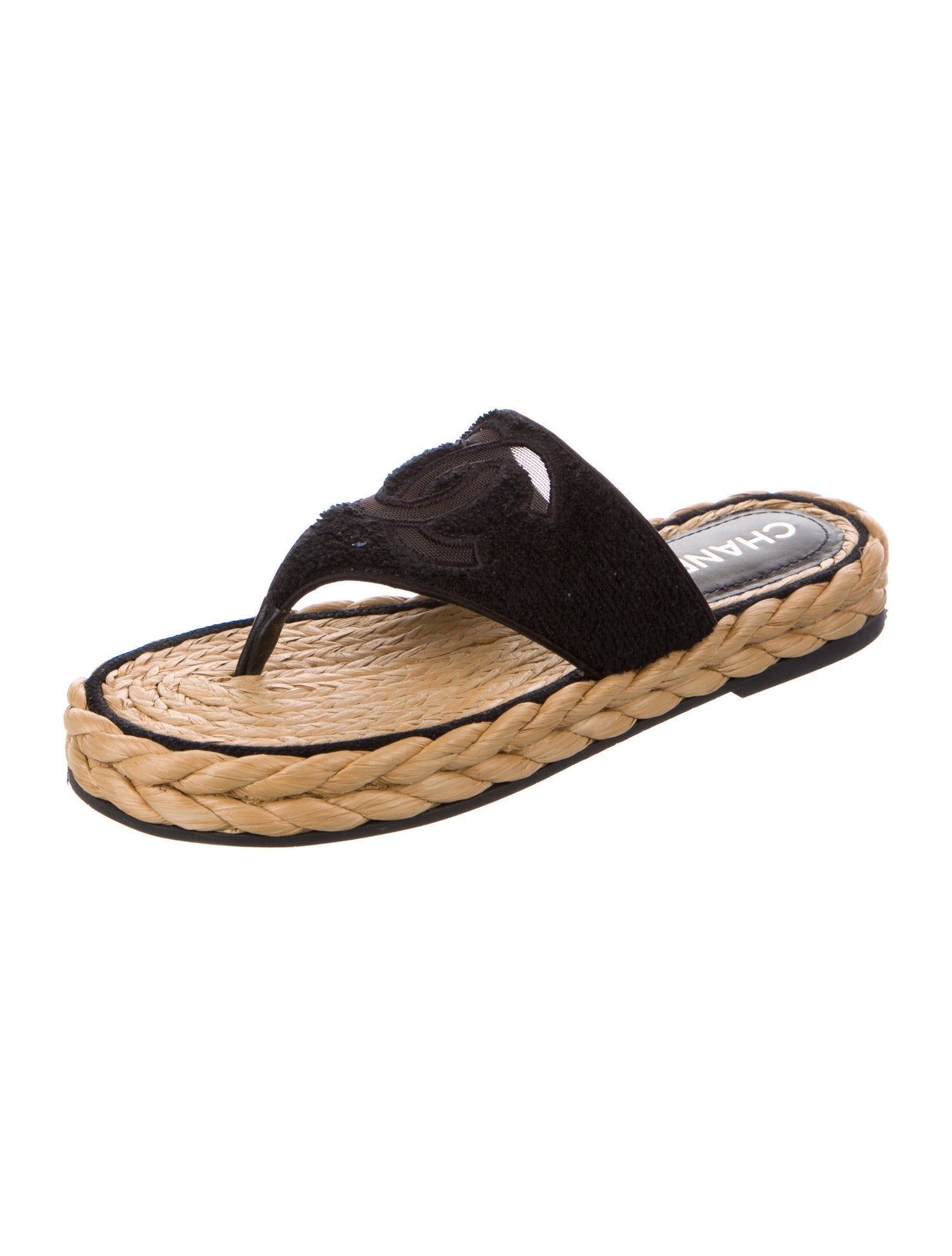 Chanel 2022 Interlocking CC Logo Espadrilles