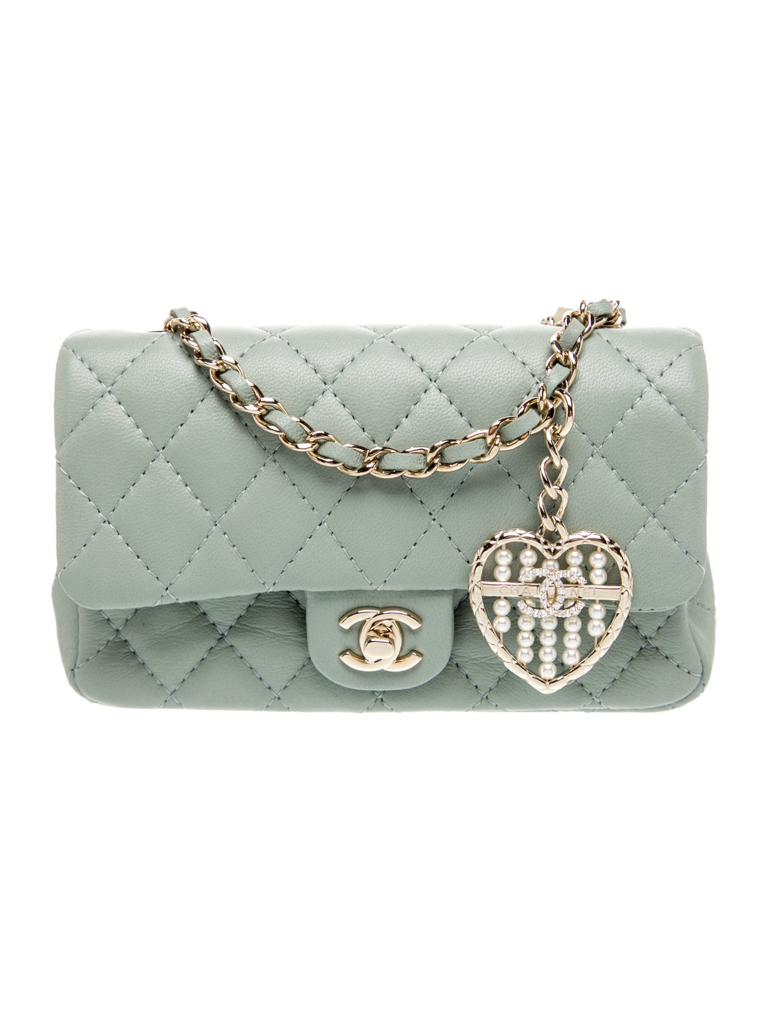 Chanel Classic Nano Double Flap Bag w/ Hook