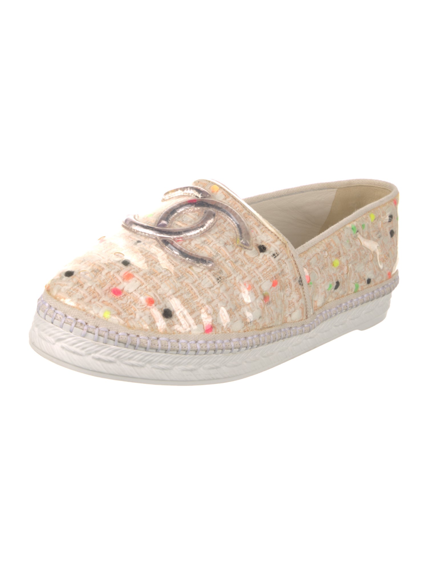 Chanel 2019 Interlocking CC Logo Espadrilles