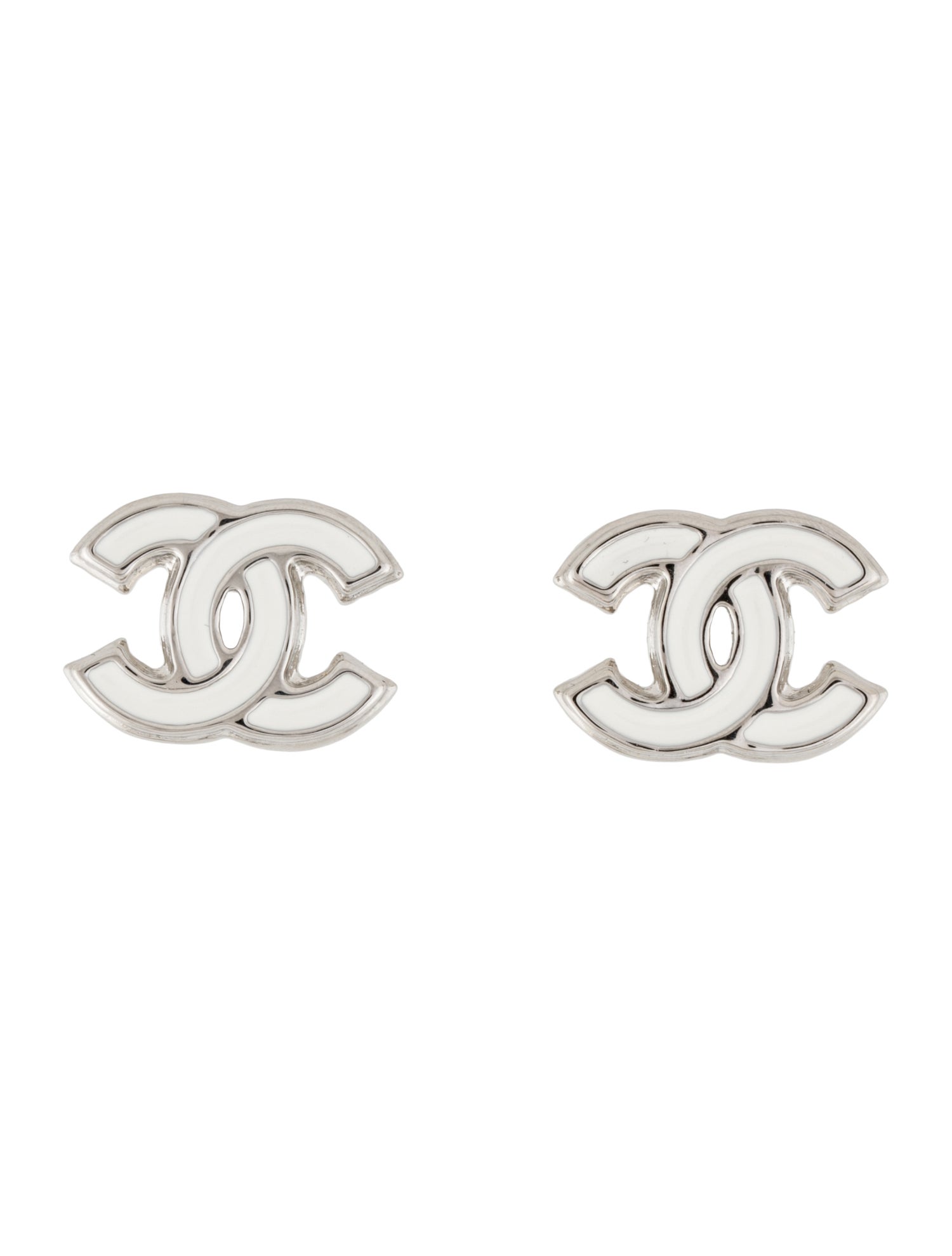 Chanel 2025 Resin CC Stud Earrings