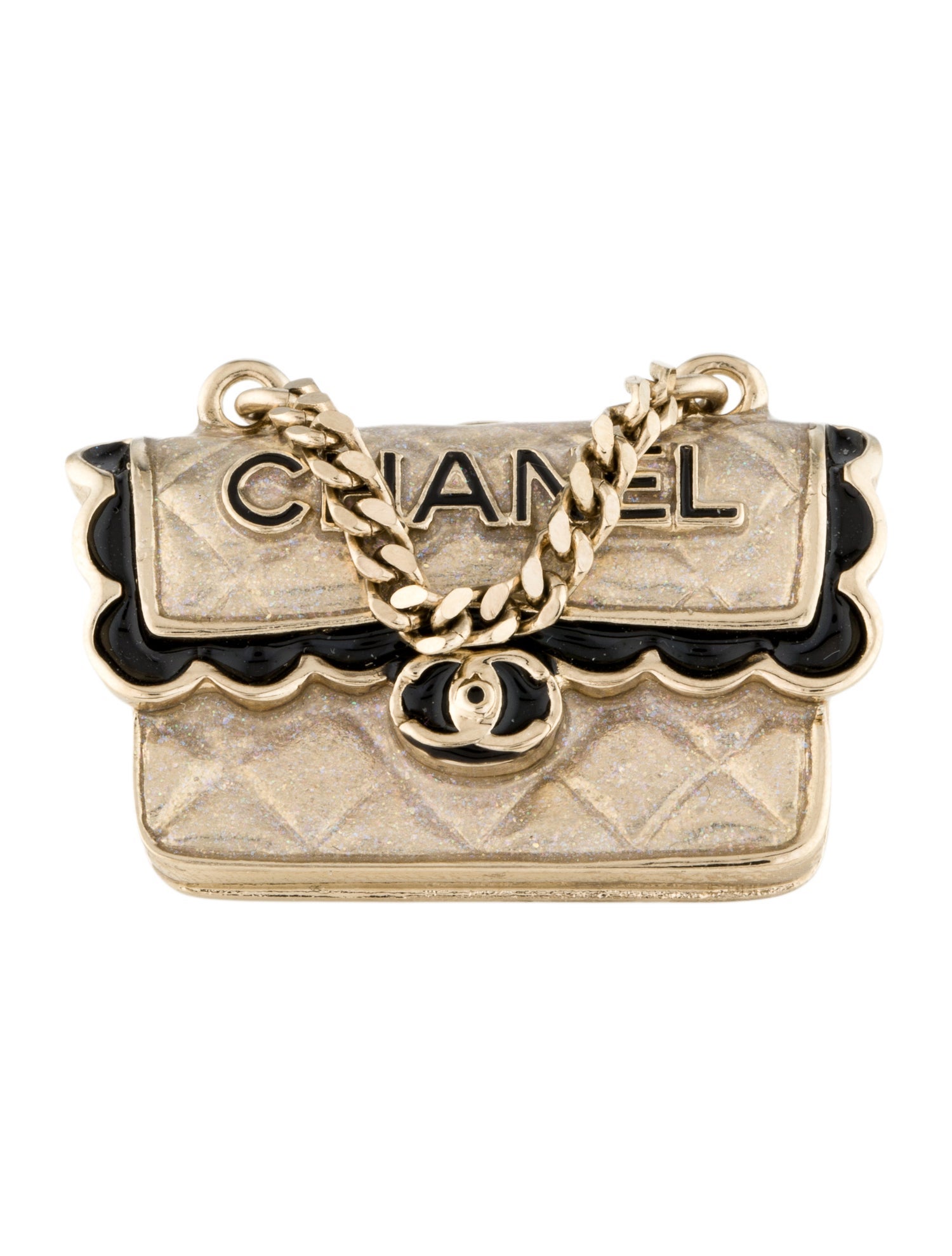 Chanel 2024 Enamel Classic Flap Bag Pin